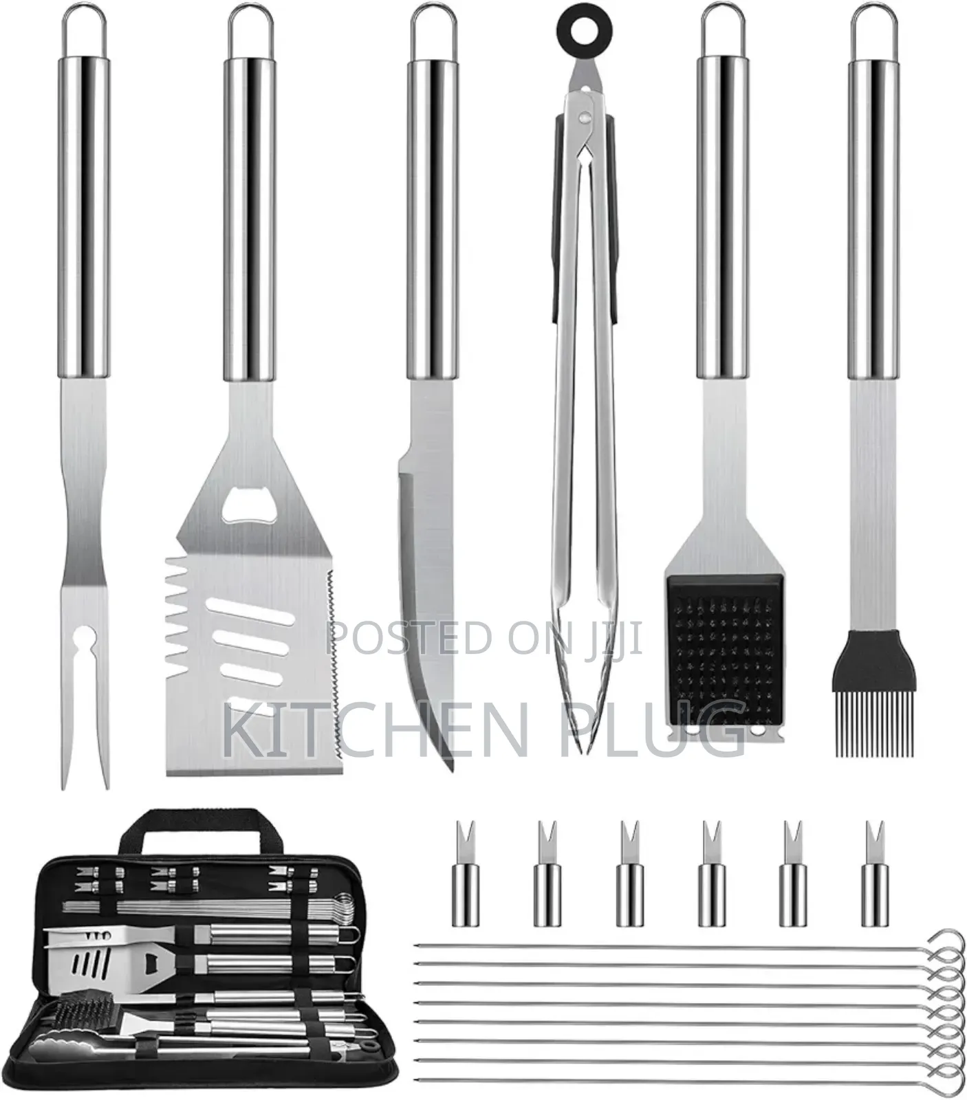 This Is a 22-Piece BBQ Grill Accessories Set.