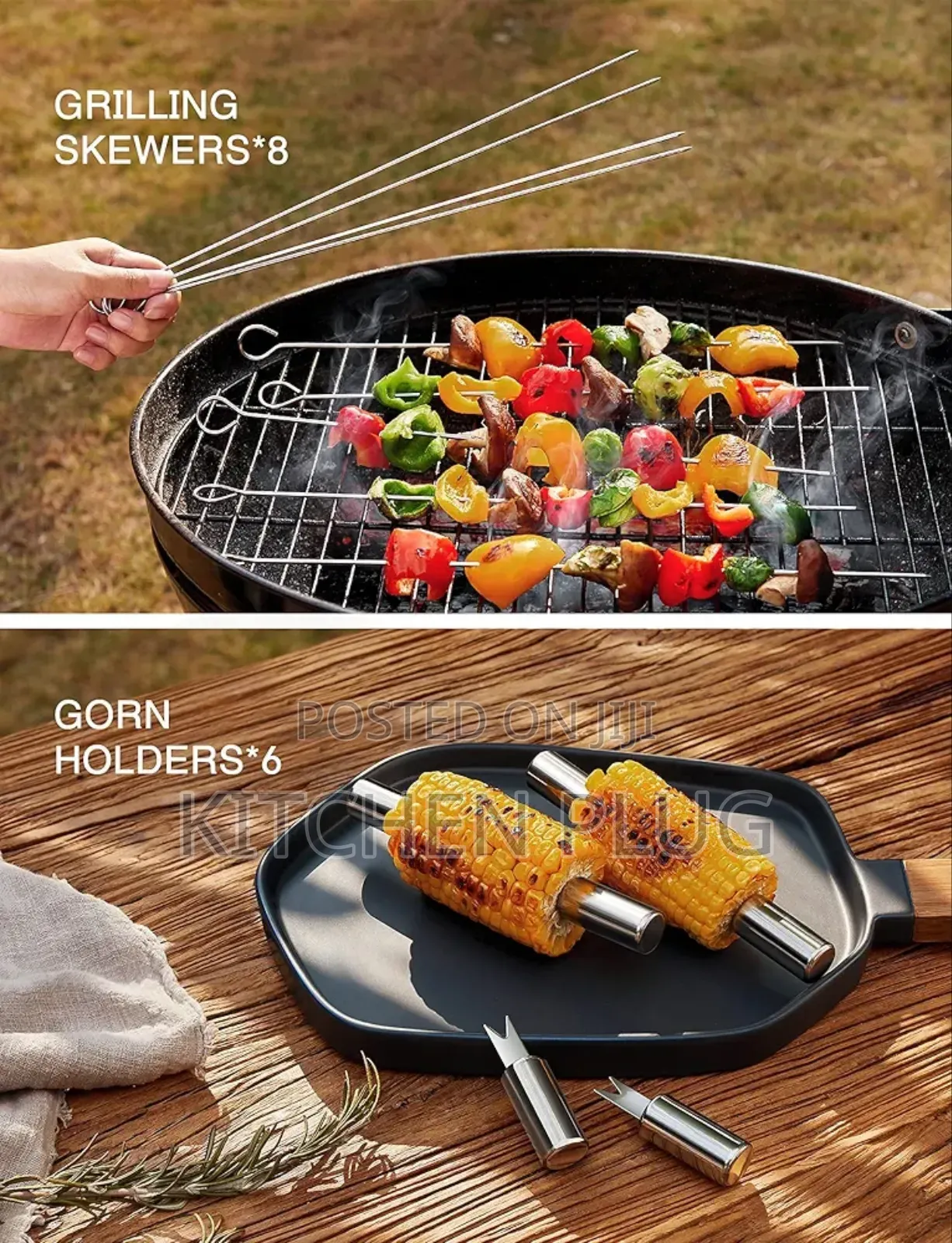 This Is a 22-Piece BBQ Grill Accessories Set.