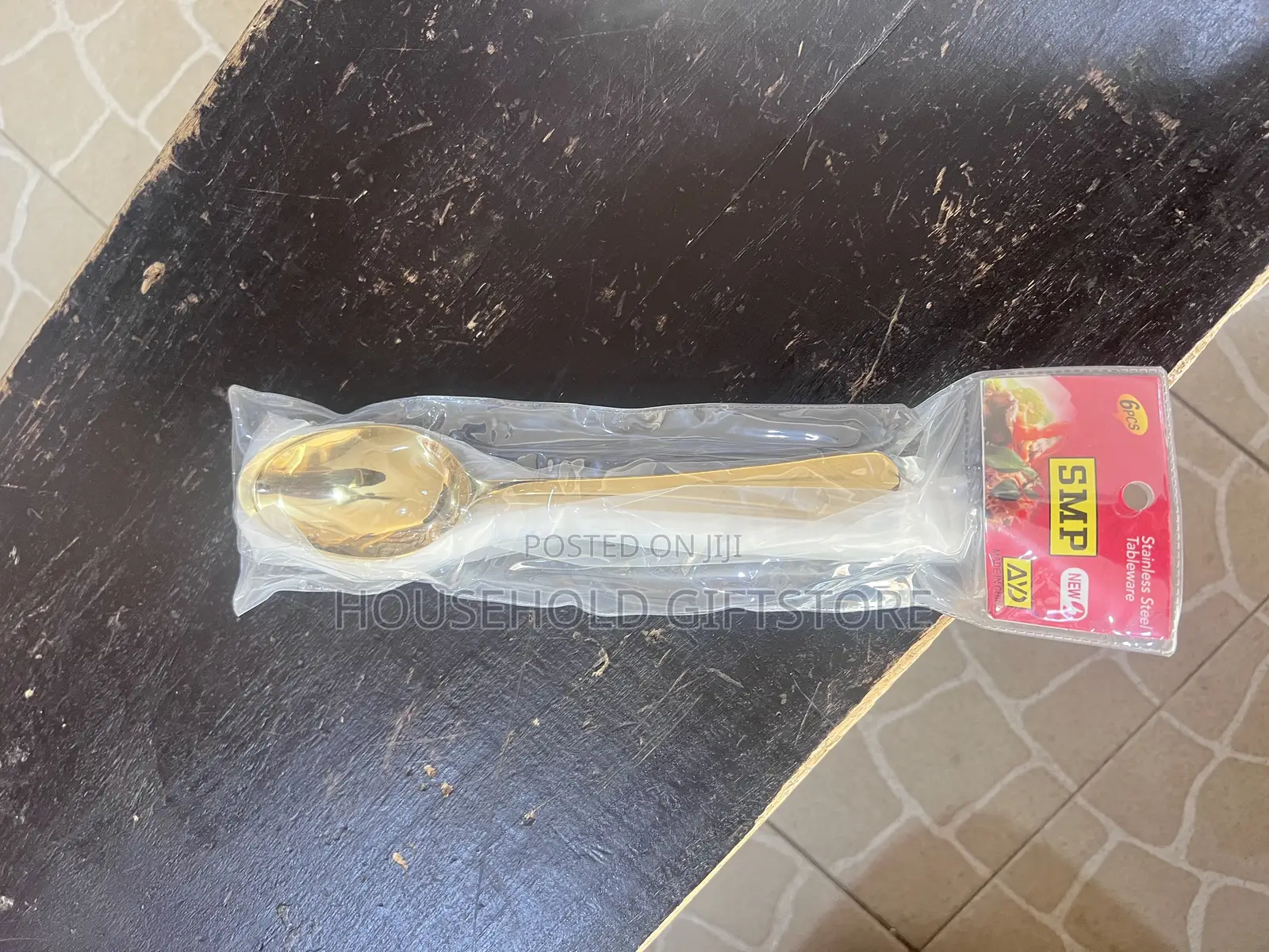 Golden Polished Cutlery (A Dozen)Spoon Fork