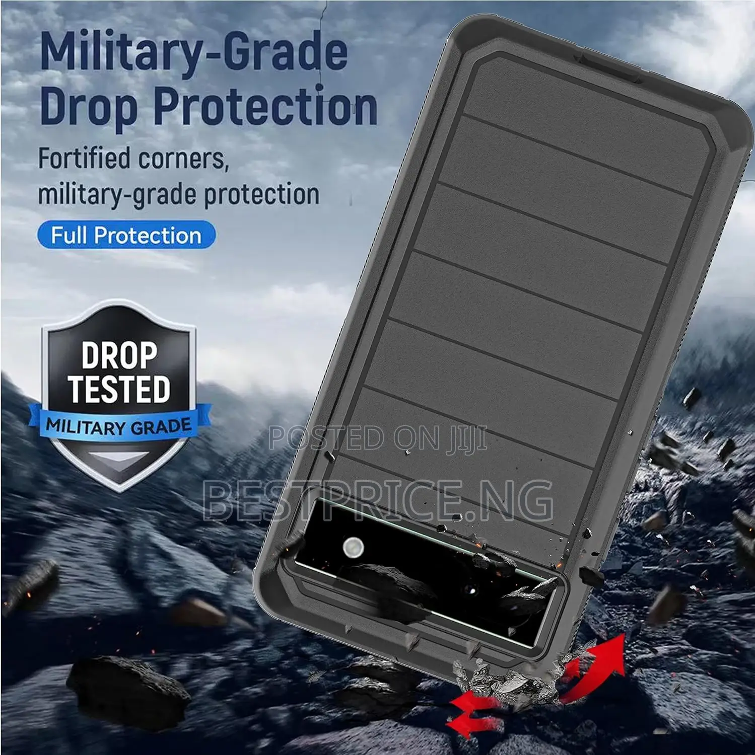 Rugged Defender Case for All Google Pixel 10a/10 / 6/ 7/ 8/ 9 Series