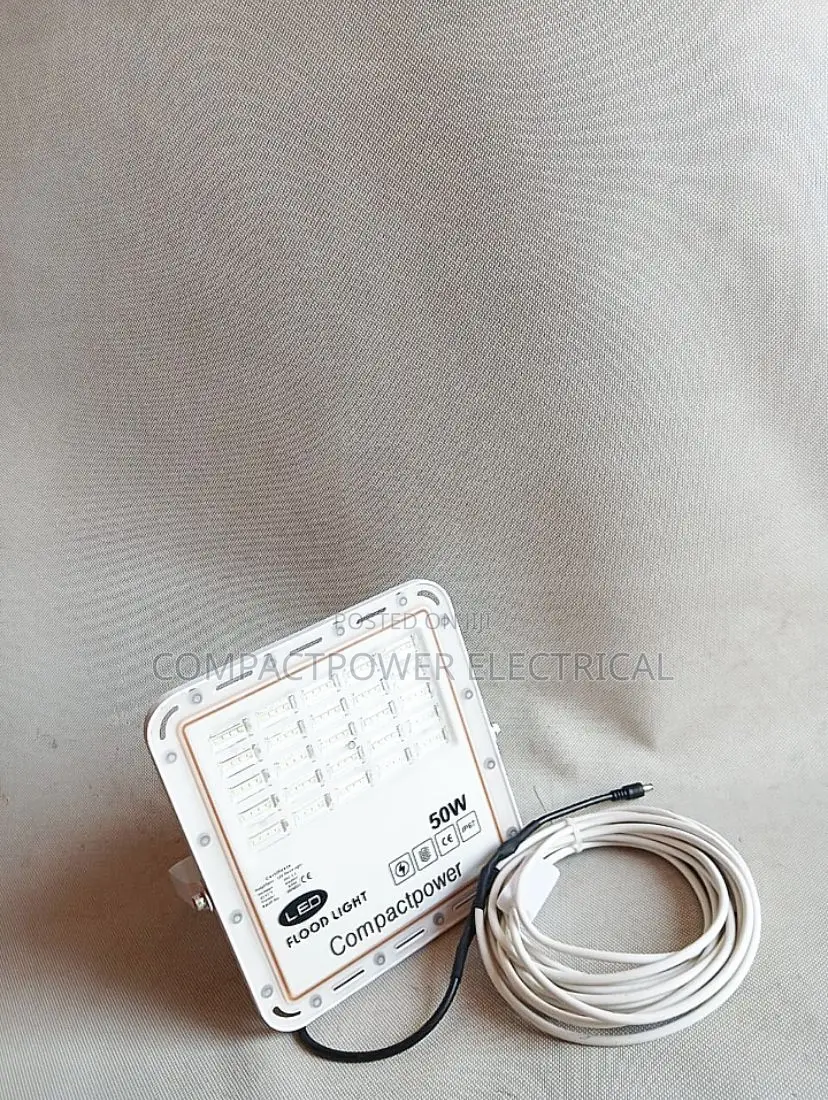 50watts 12v Dc Quality Flood Light With 8m Cable and Switch