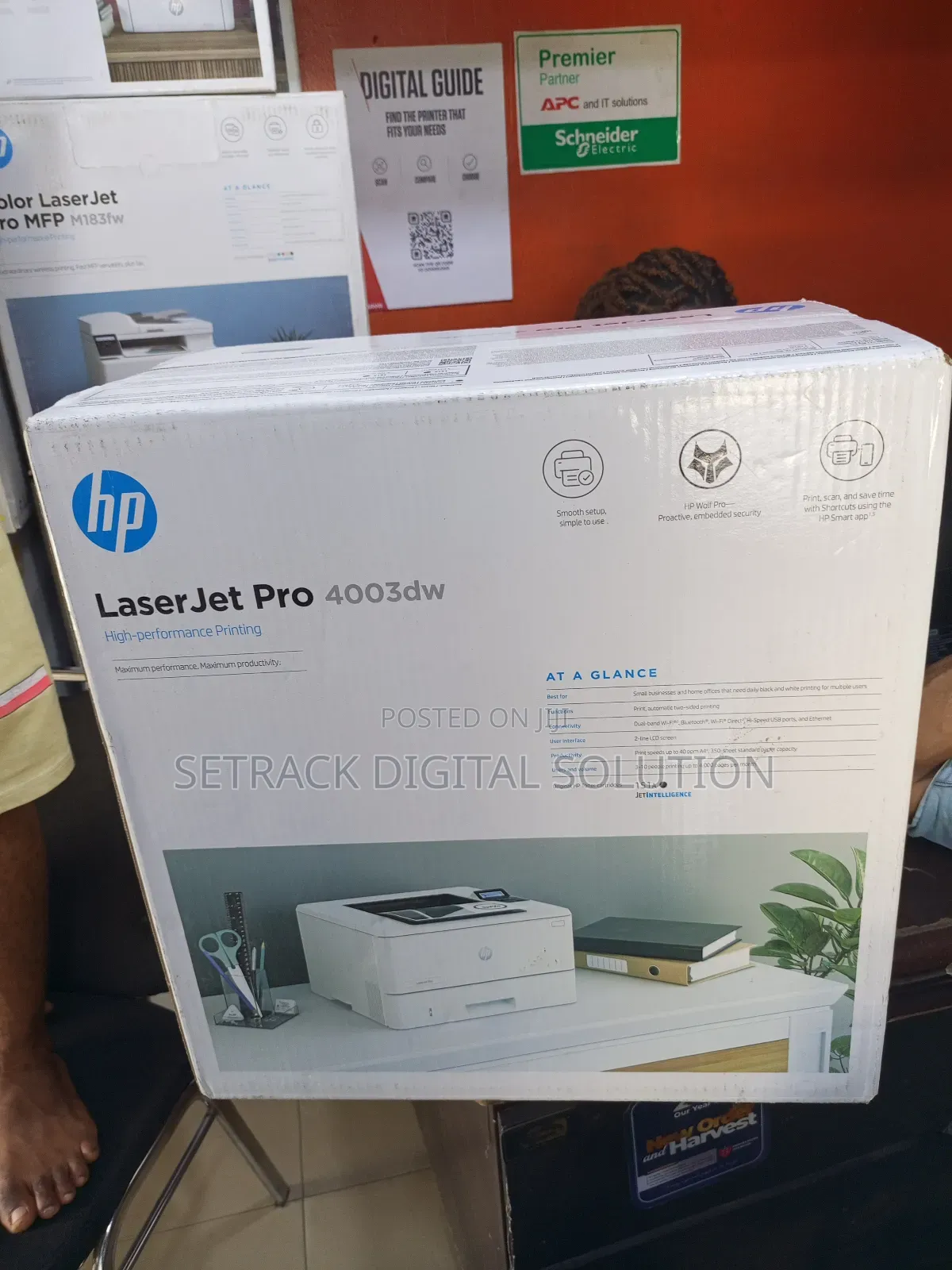 Hp Laserjet Pro 4003dw A4 Mono Laser Printer