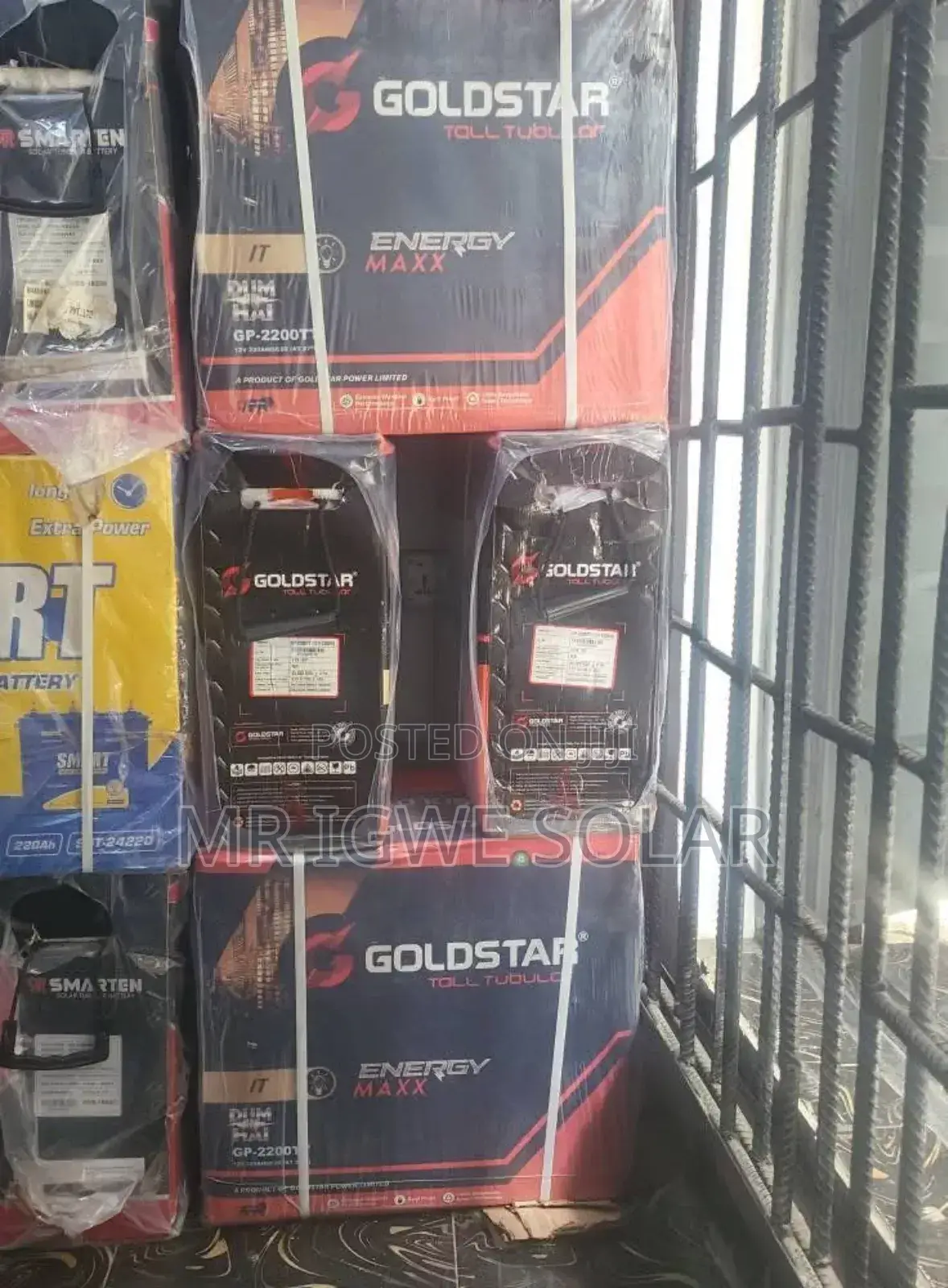 Gold Star Tubular Battery 220ah