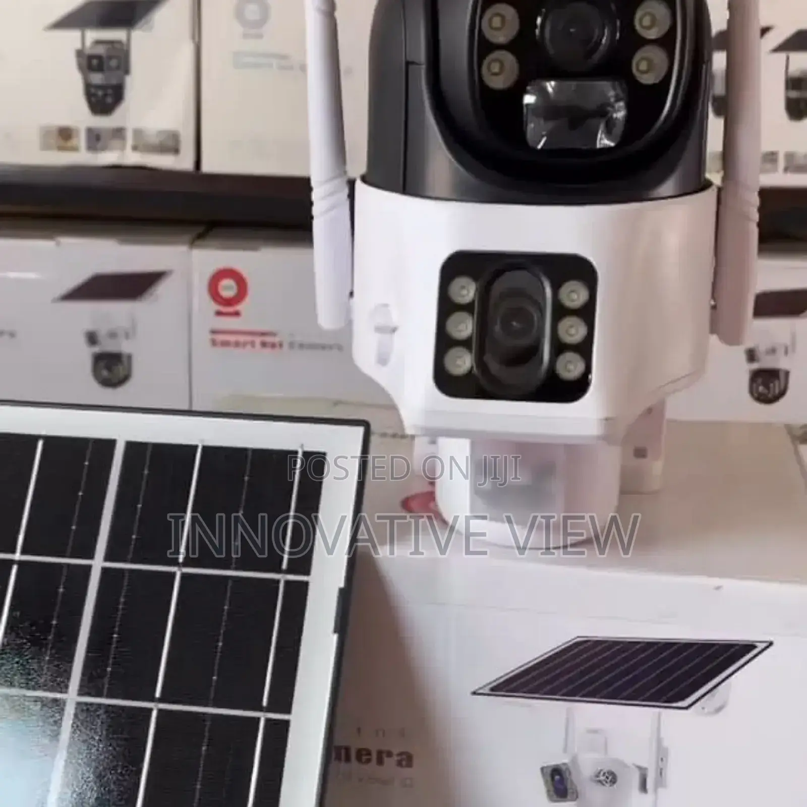 PTZ Security Solar Dual Lens 4g Powered Alarm Camera