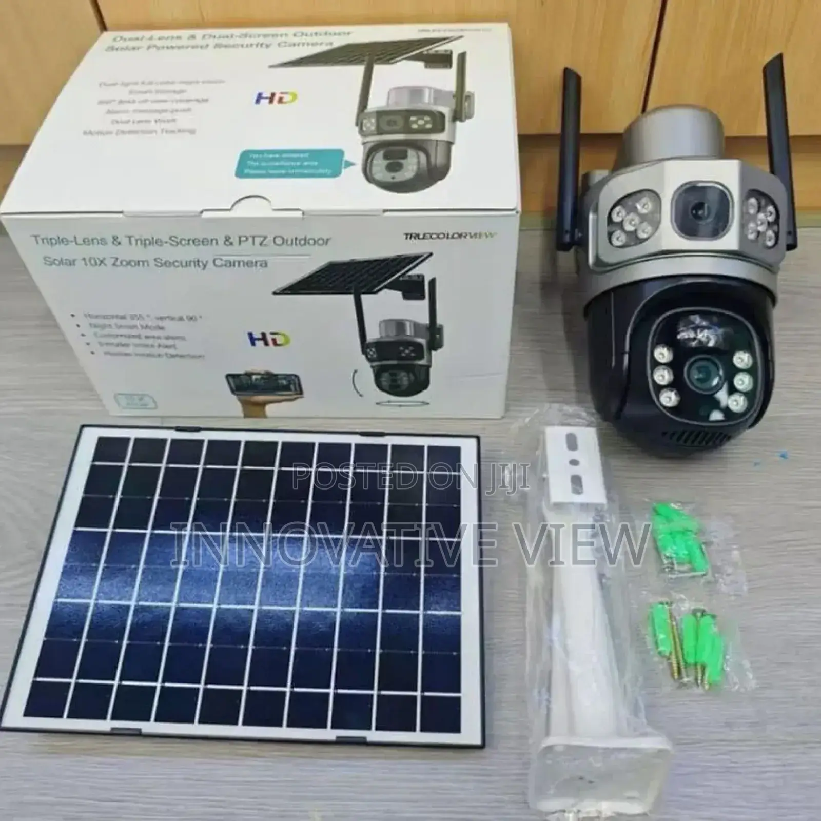 PTZ Security Solar Dual Lens 4g Camera