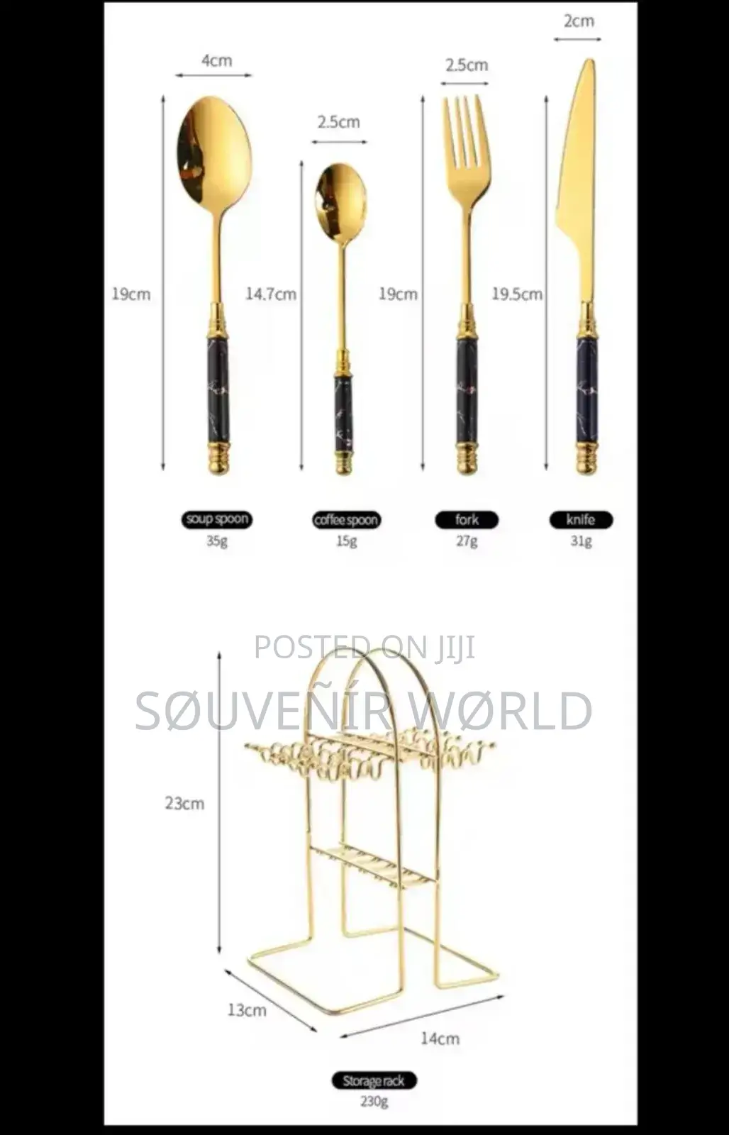 24pcs Ceramic Handle Tableware