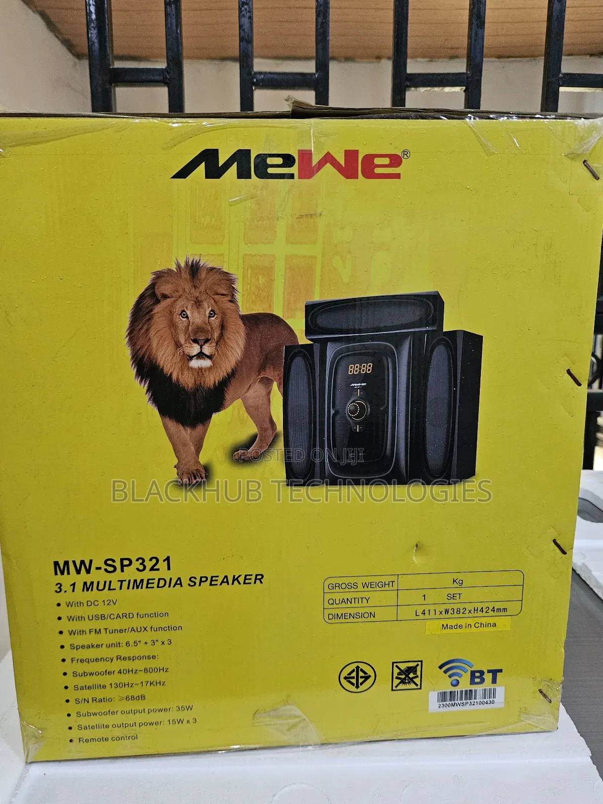 Mewe 3.1 Multimedia Speaker 35w