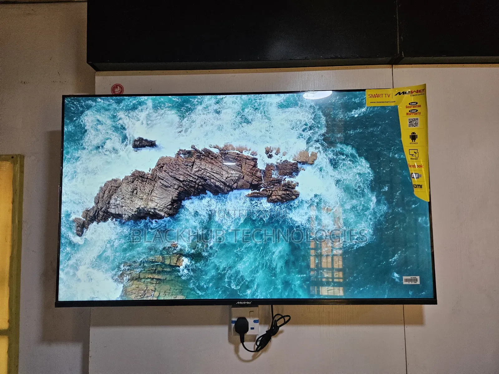 Mewe Smart Tv 50 Inches 1gb+8gb, Frameless