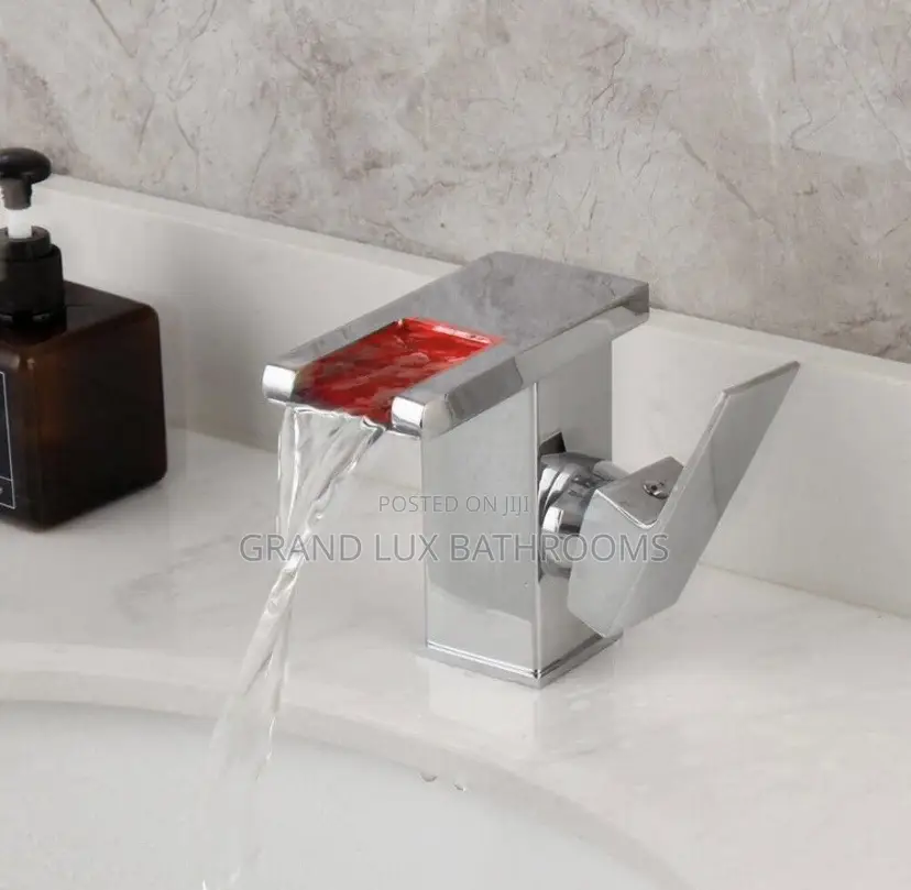 Waterfall Basin Mixer Faucet Stylish Durable Bathroom Tap
