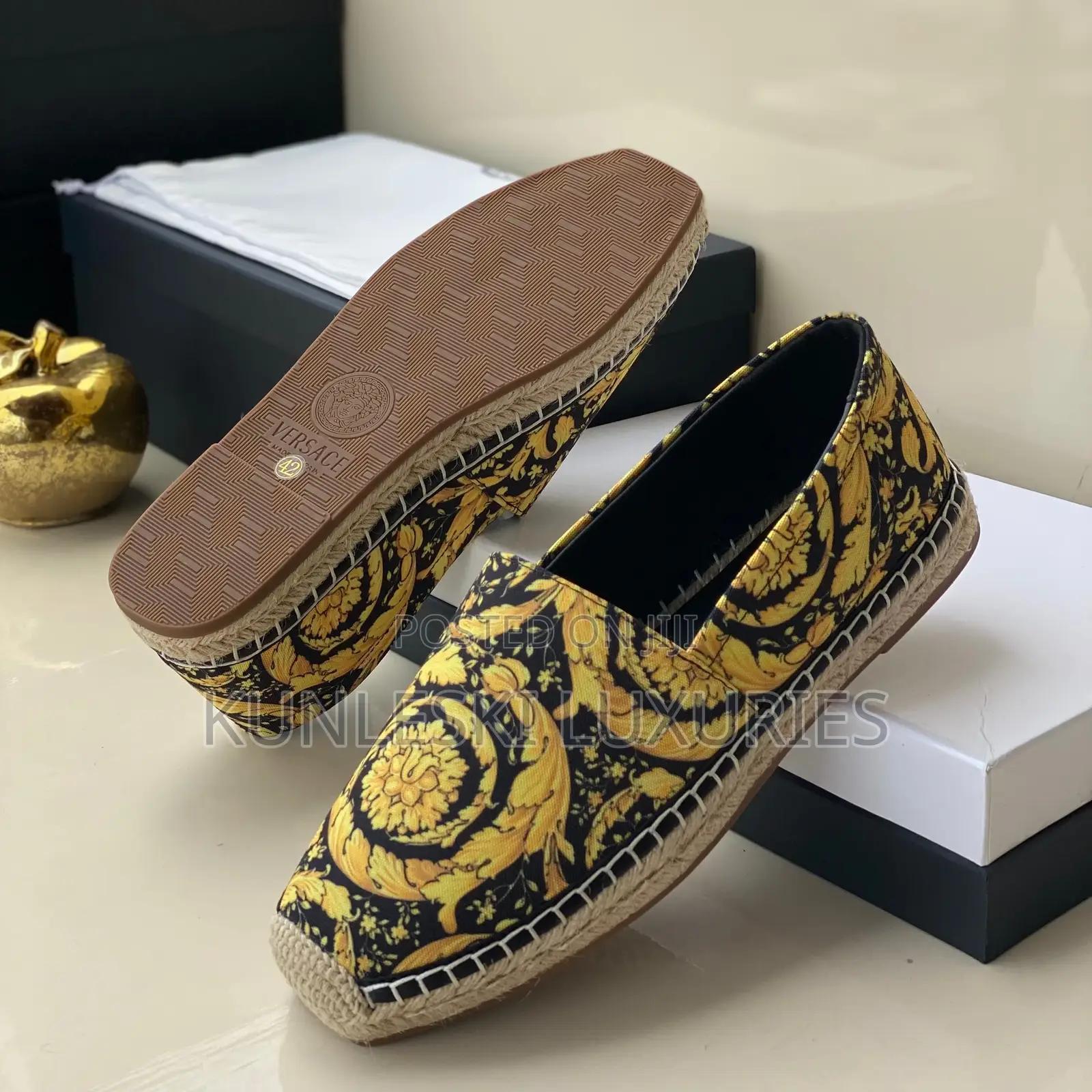 Original Versace Espadrilles Loafers Shoe
