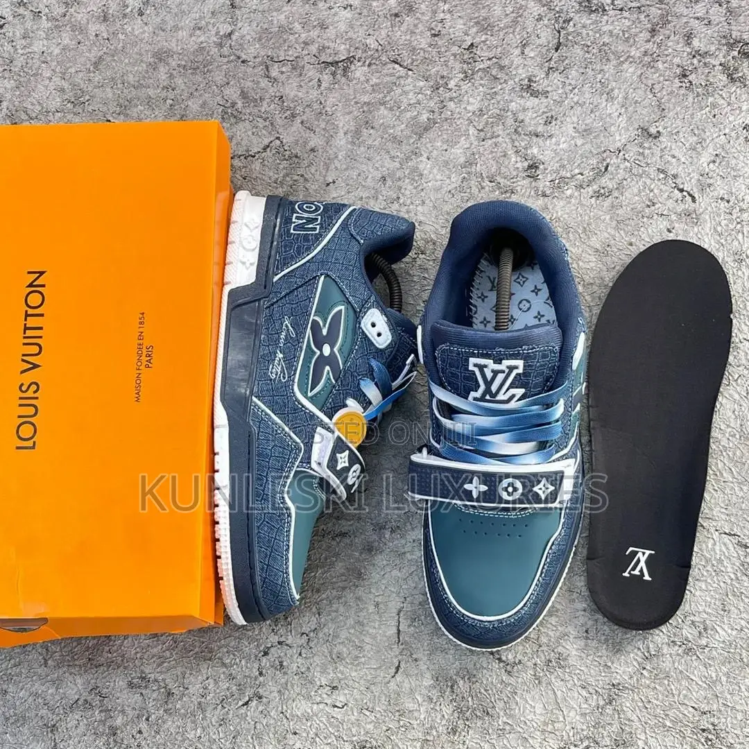 Louis Vuitton Trainer Mocha Crocodile Sneakers 3 Colorways
