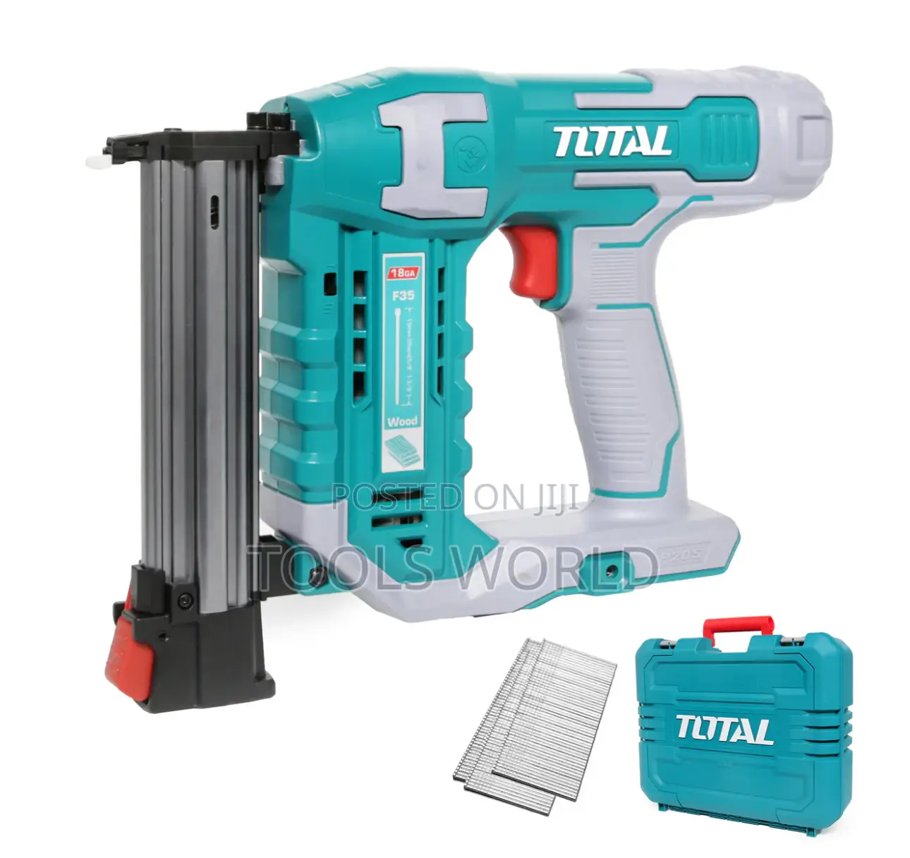 Total Tcbnli3508 Lithium-Ion Cordless Brad Nailer (F15–F35)