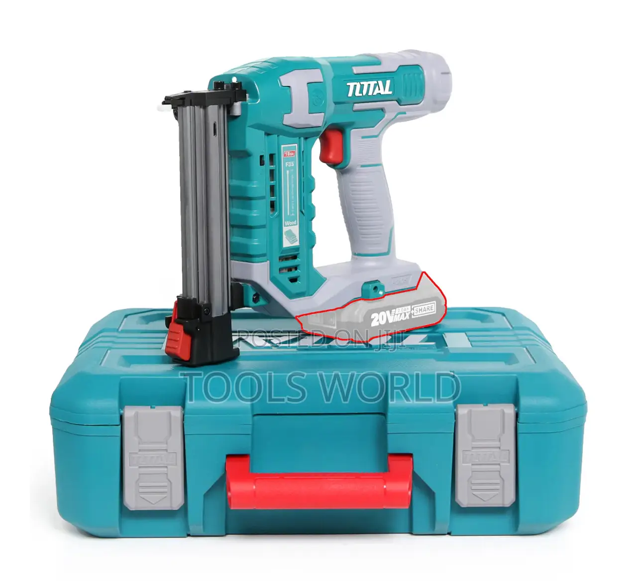Total Tcbnli3508 Lithium-Ion Cordless Brad Nailer (F15–F35)