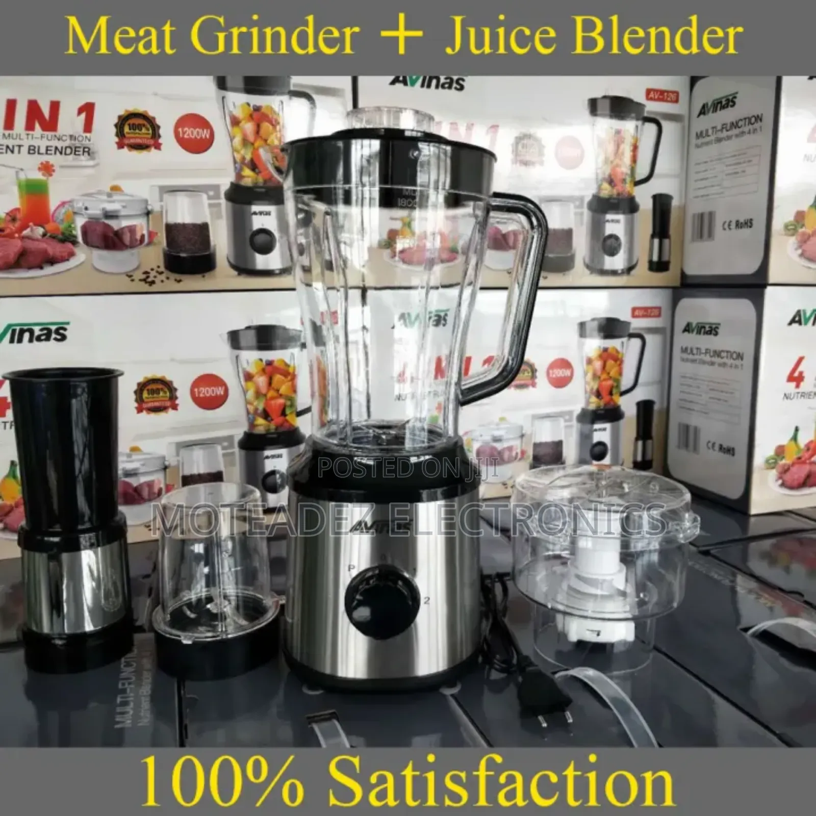 Avinas 4in1 High Quality Blender/Juicer/Grinder/Processors