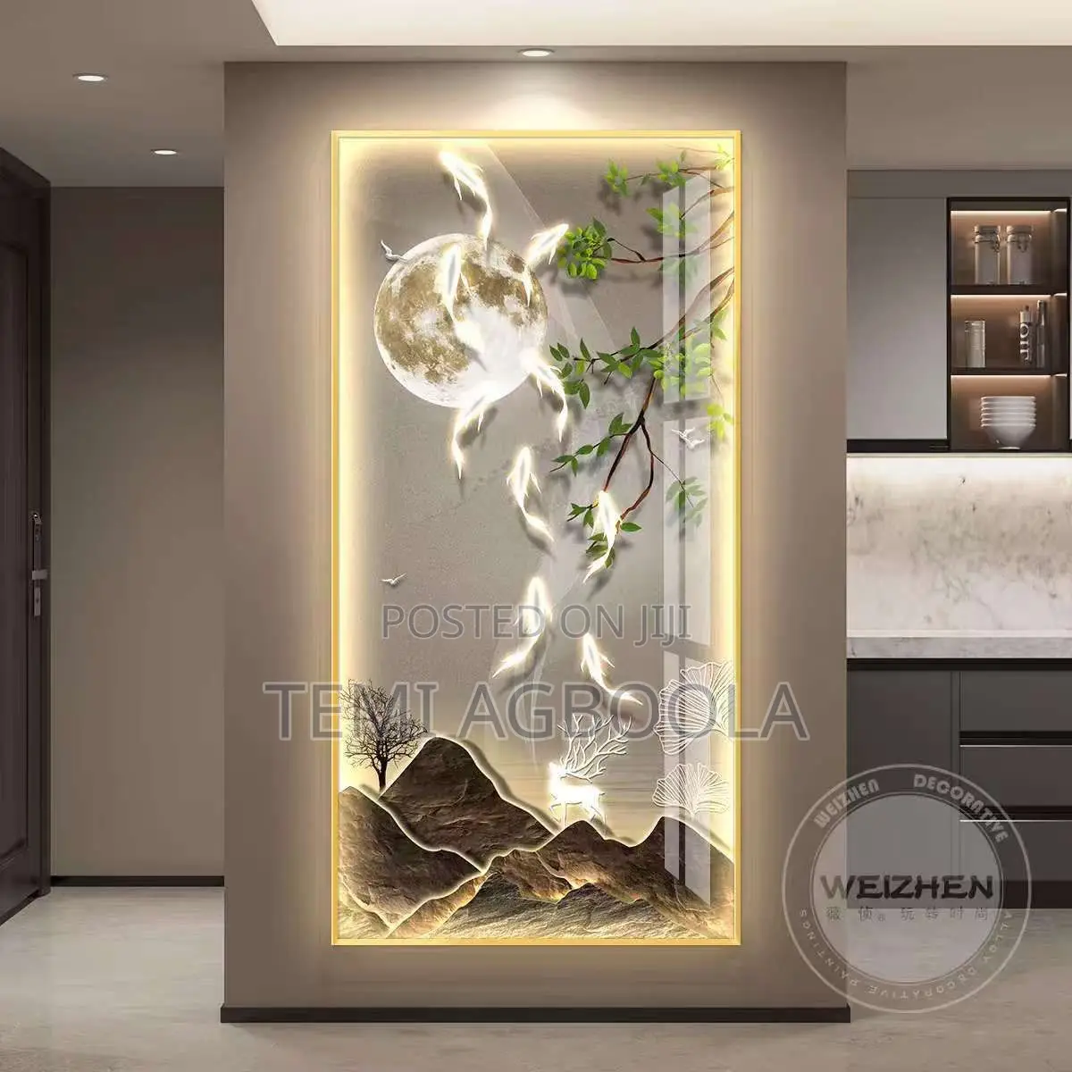 Wall Decorative Frame With Light