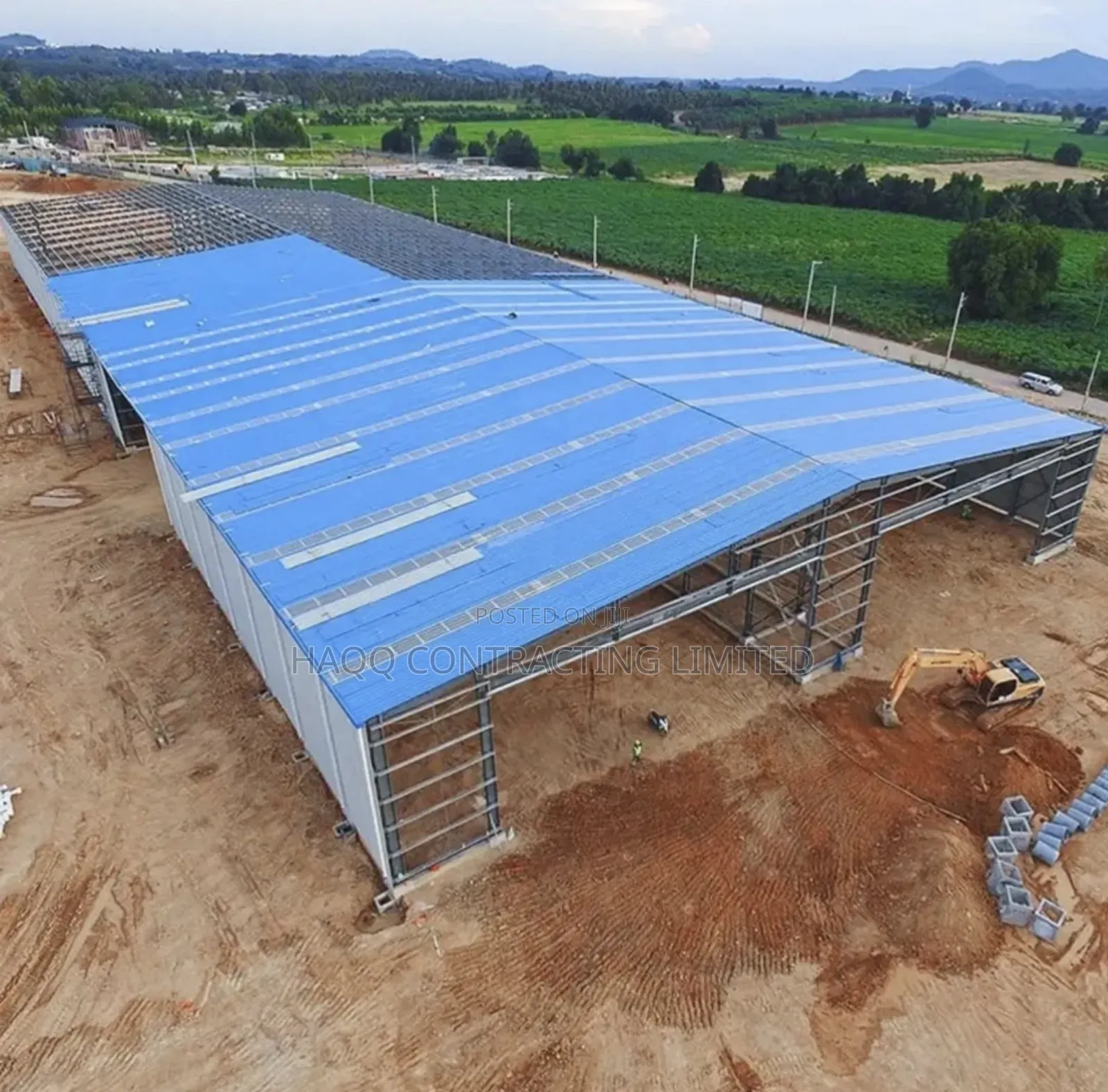 Prefabricated Steel Building ,Steel Fabrication and Erection