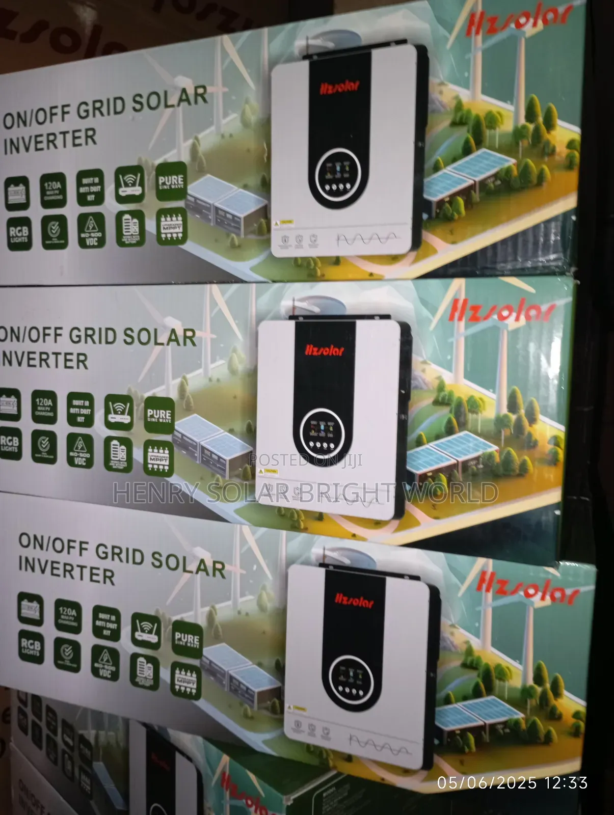 Hzolar 6.2kva 48v Hibrid Inverter