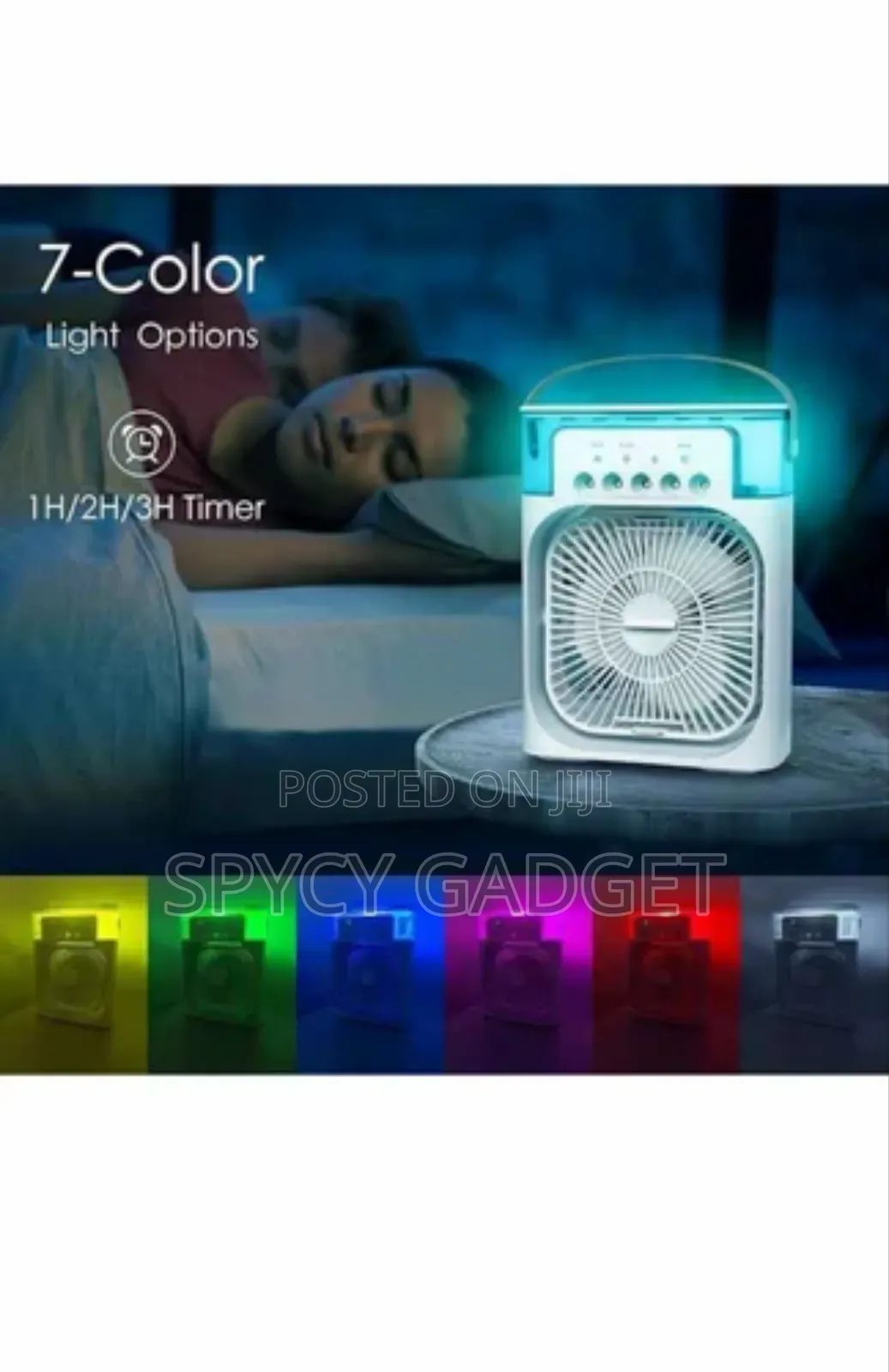Rechargeable Ac Air Cooler Fan With Humidifier