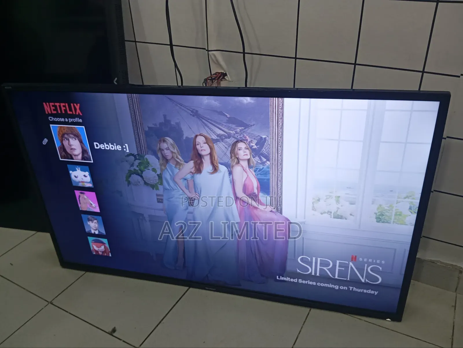 40inch Smart Tv With Free Netflix and Prime Video