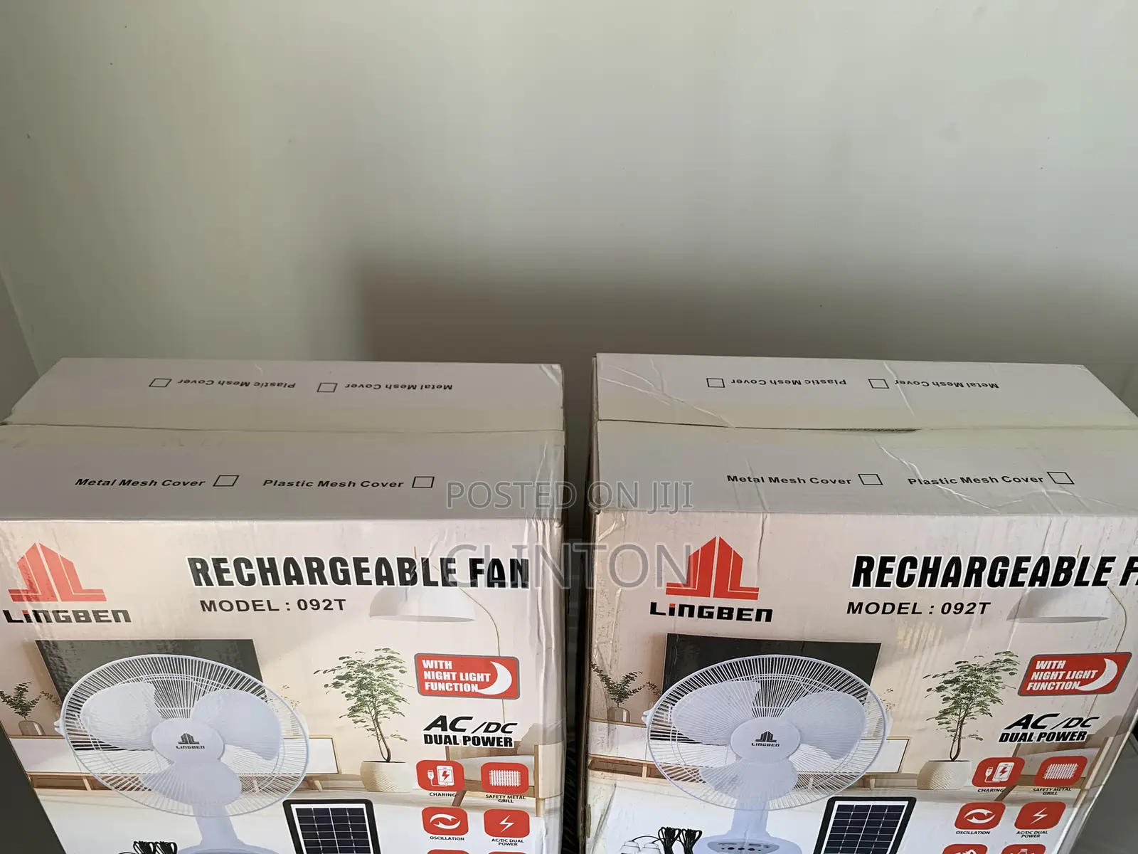 Rechargeable/Solar Fan