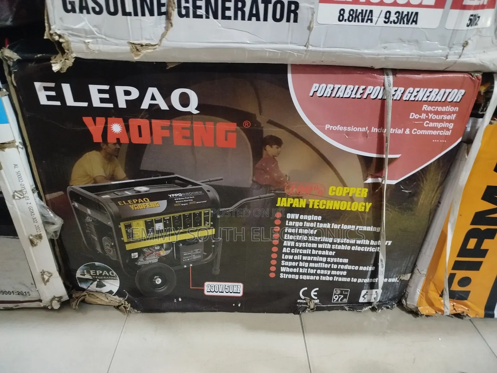Elepaq Petrol Generator Copper Coil Made in Korea