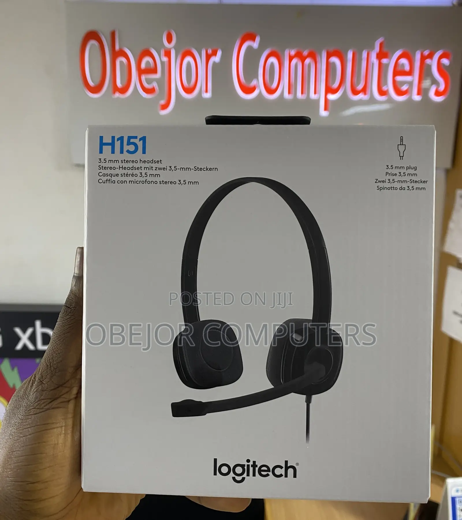 Logitech Headset H151 Wired Headset With Mic