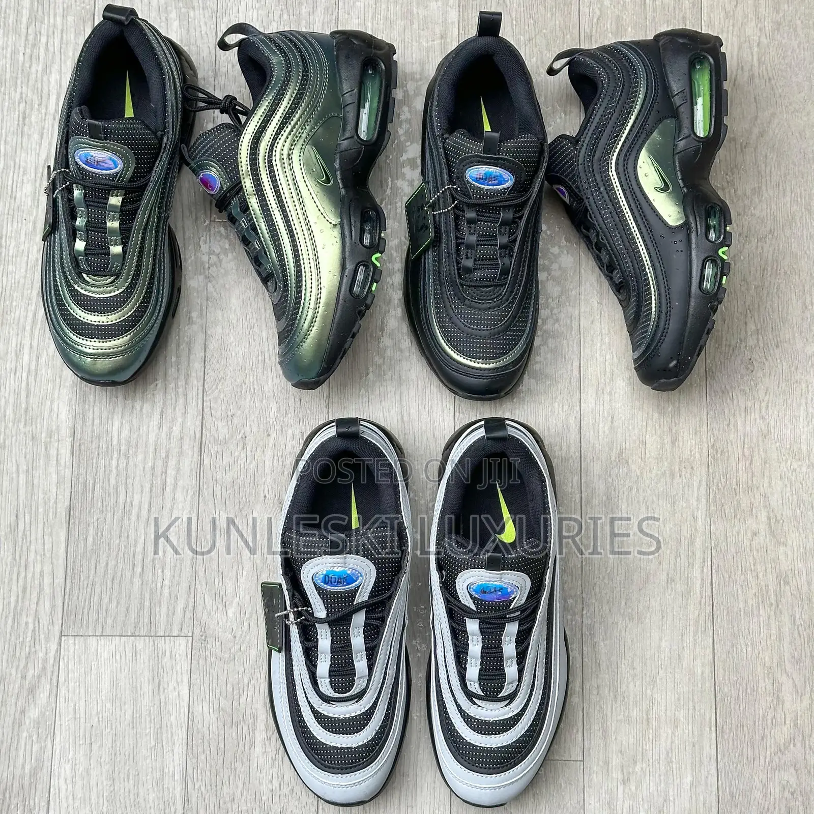 Original Oregon Ducks X Airmax 95/97 Sneakers in 3 Colorways