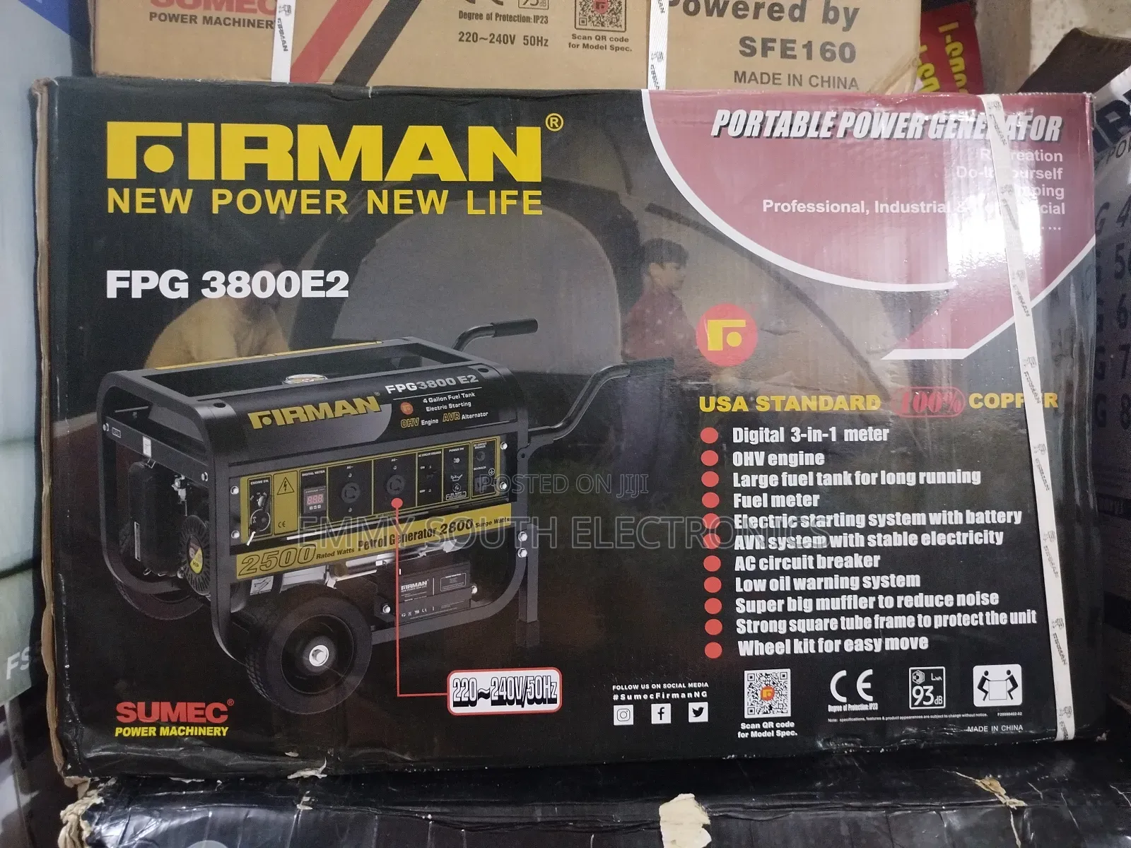 Firman Petrol Generator Mede in Korea