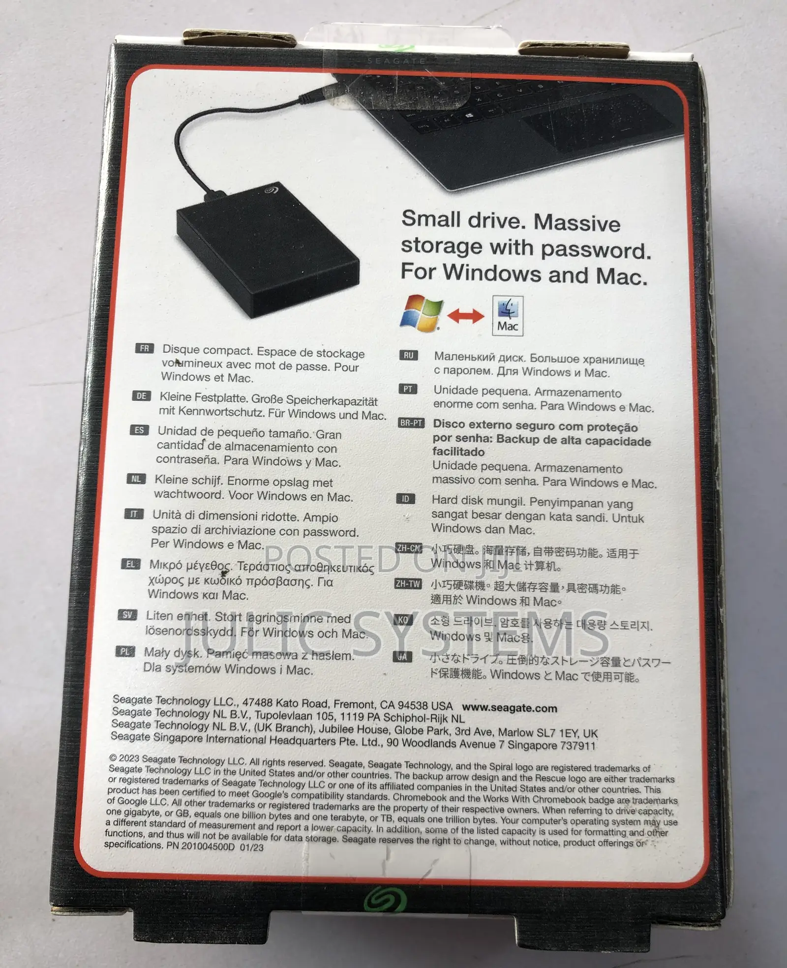 5tb Seagate One Touch