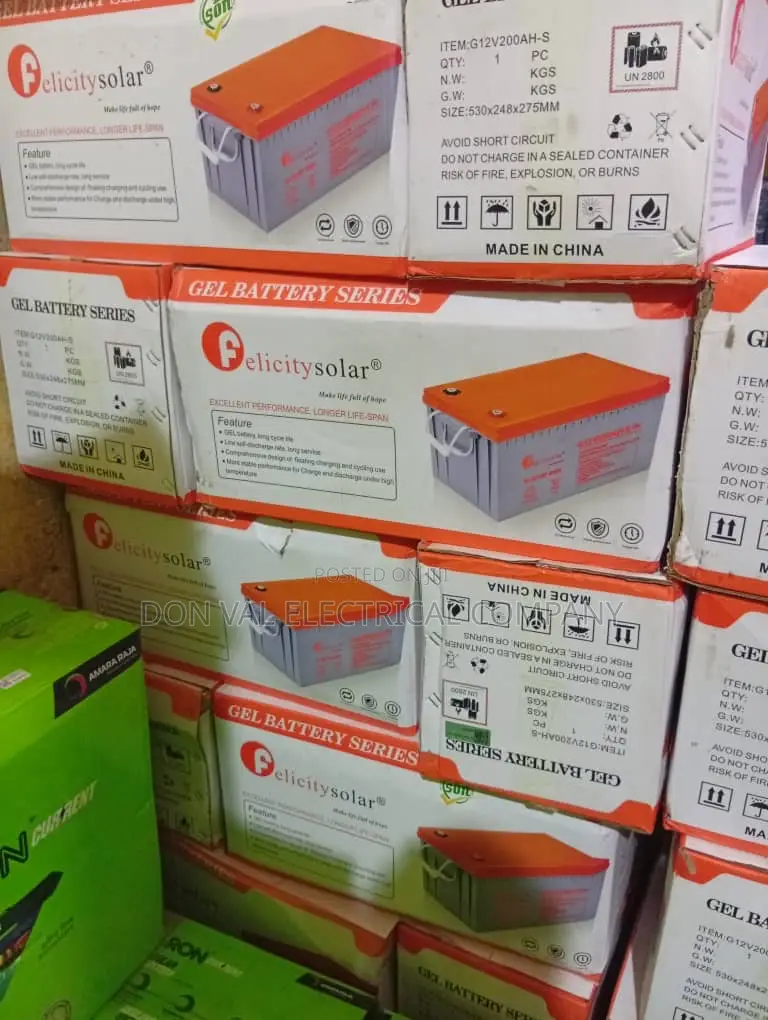 200ah - 12v Felicity Solar Battery