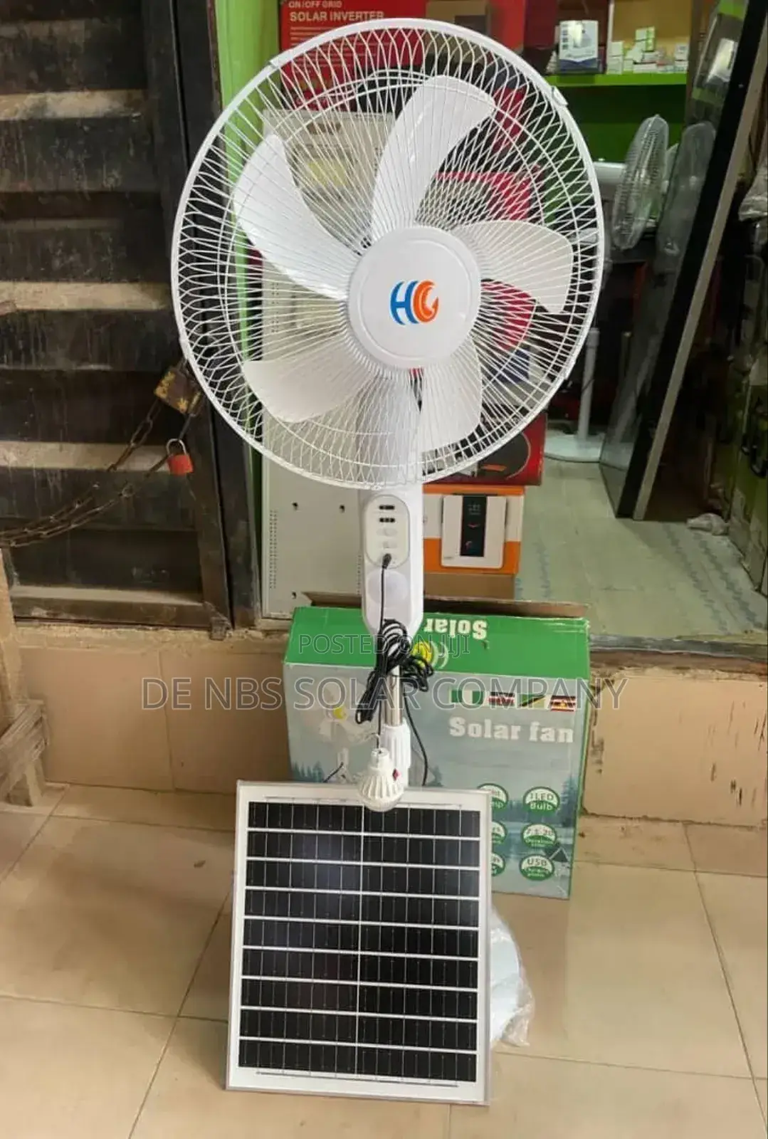 Standing Fan 16inches Dc/Ac Solar Fan