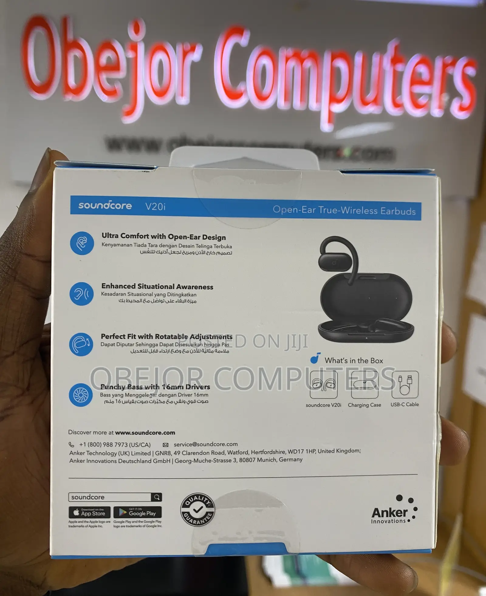 Soundcore V20i by Anker Open-Ear Headphones