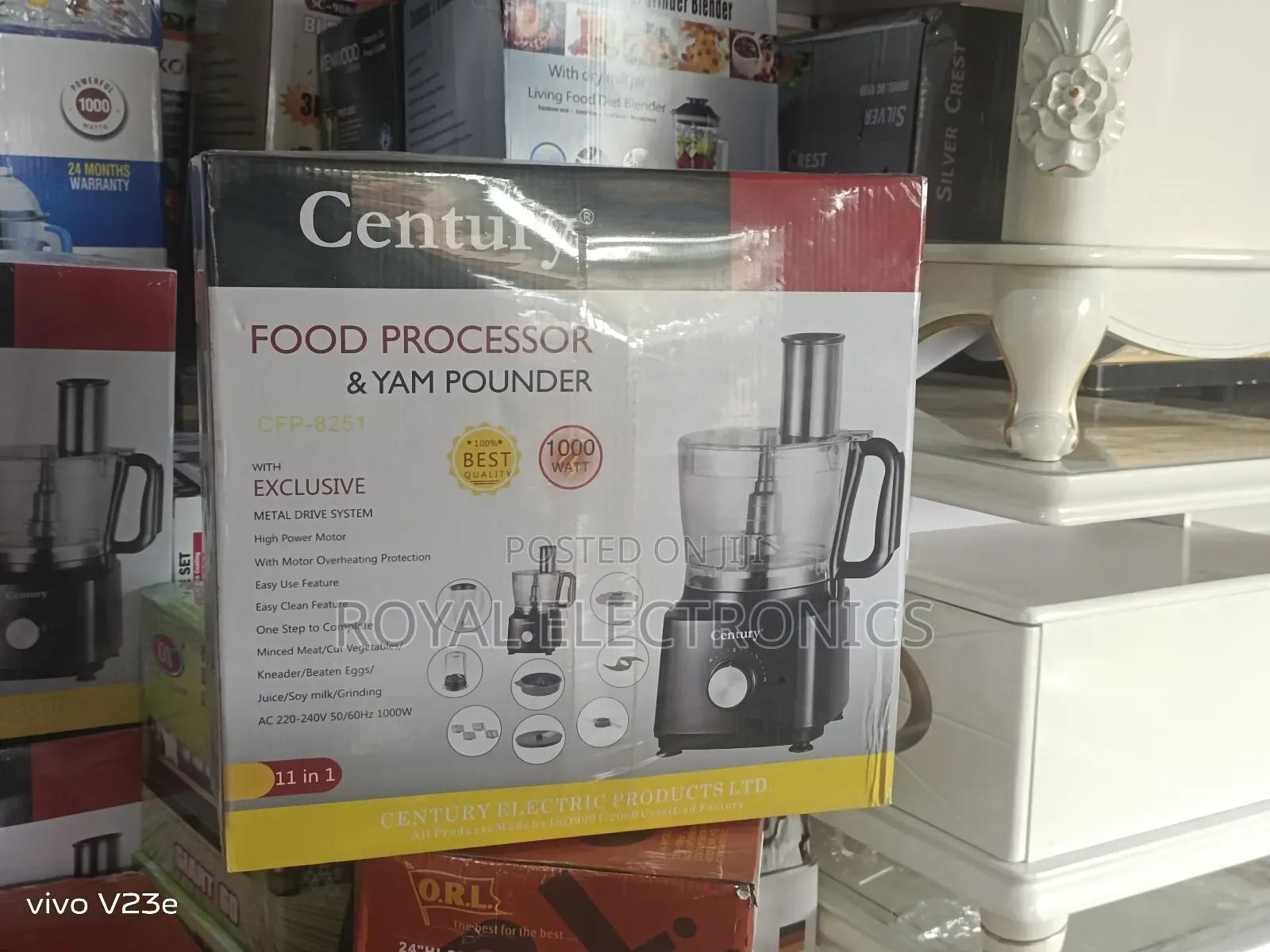 Century Yam Pounder And Food Processor
