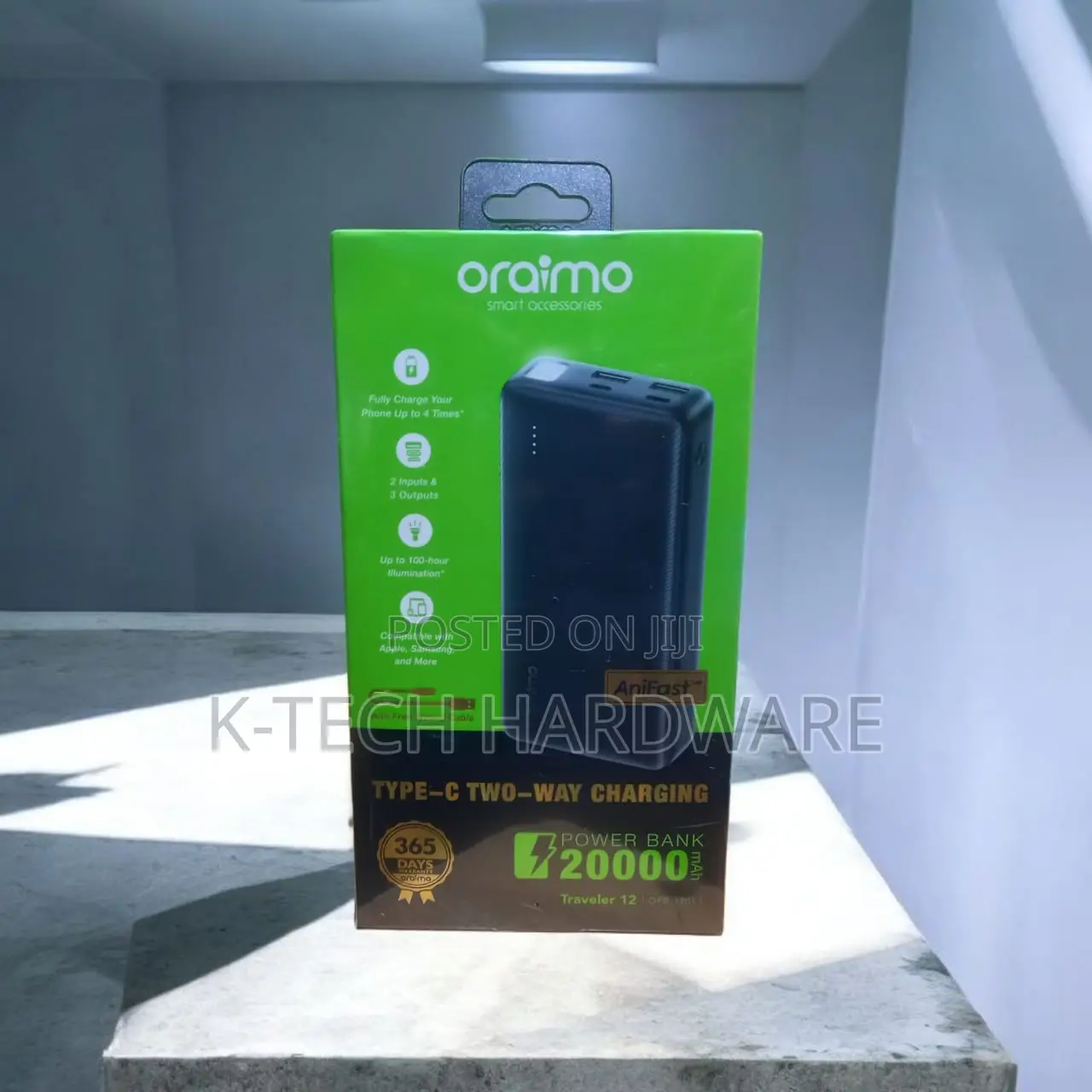 Oraimo Traveler 12 20000mah 12w Power Bank
