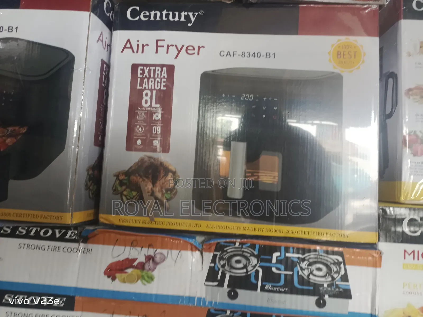 Powerful New Century Digital Torch Screen Air Fryer 8litres