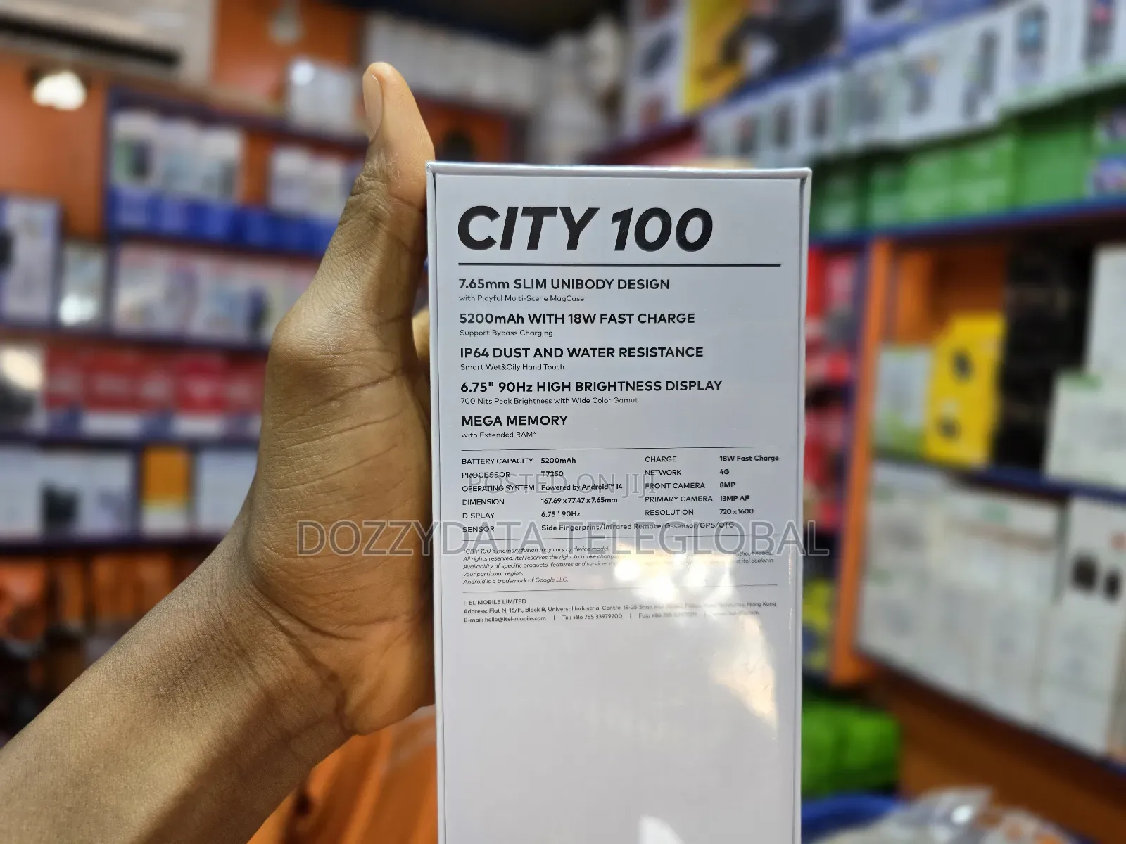 New Itel City 100 128 GB