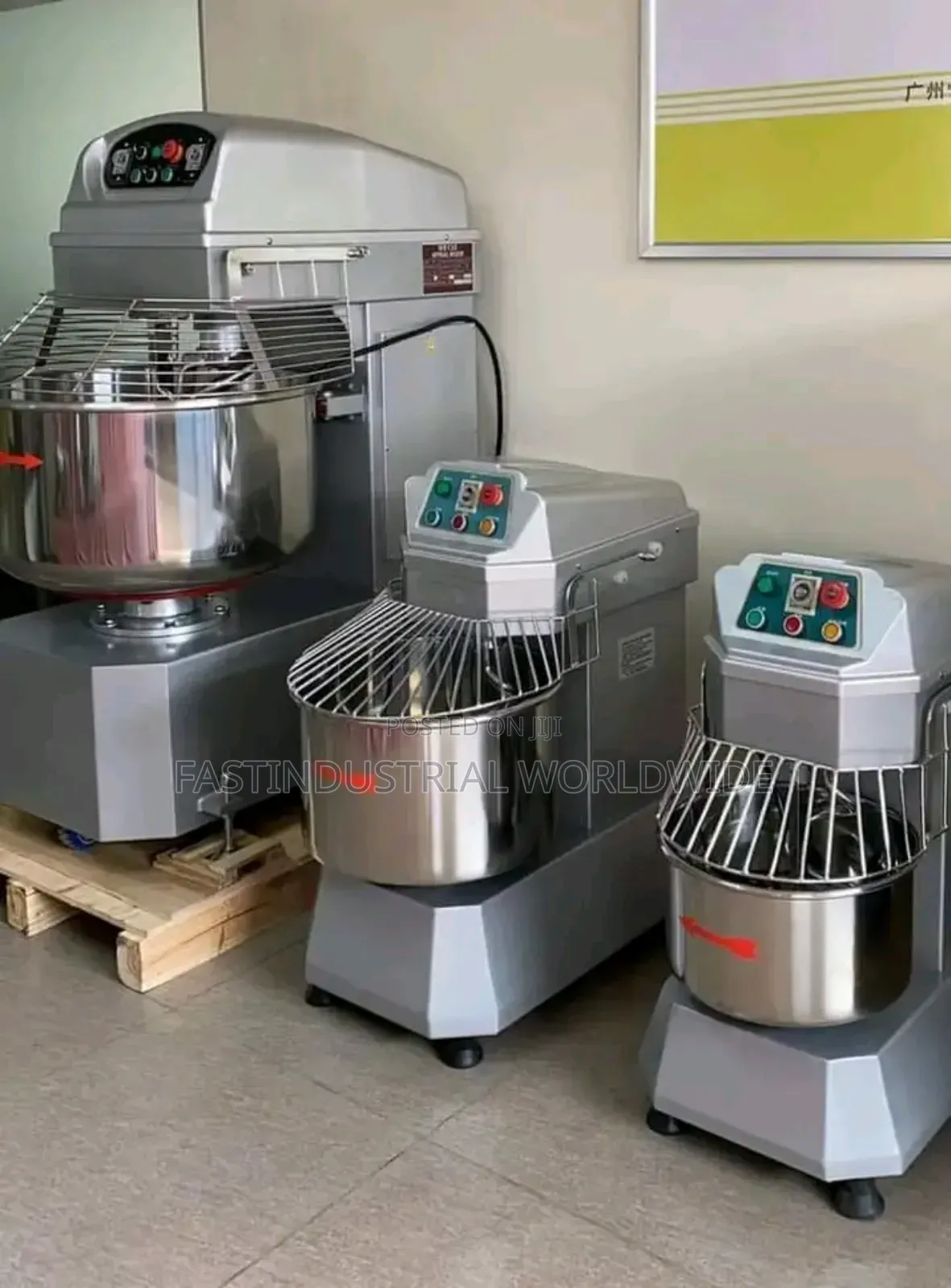 All Sizes of Industrial Dough Mixers.