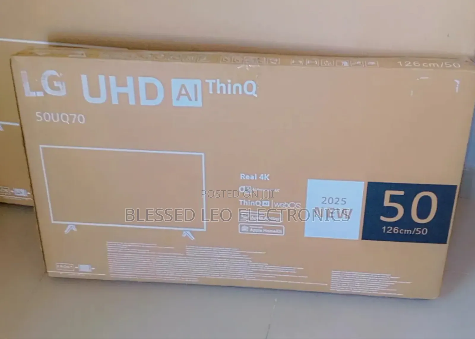 New Lg 50 Inches Smart Tv (Frameless)