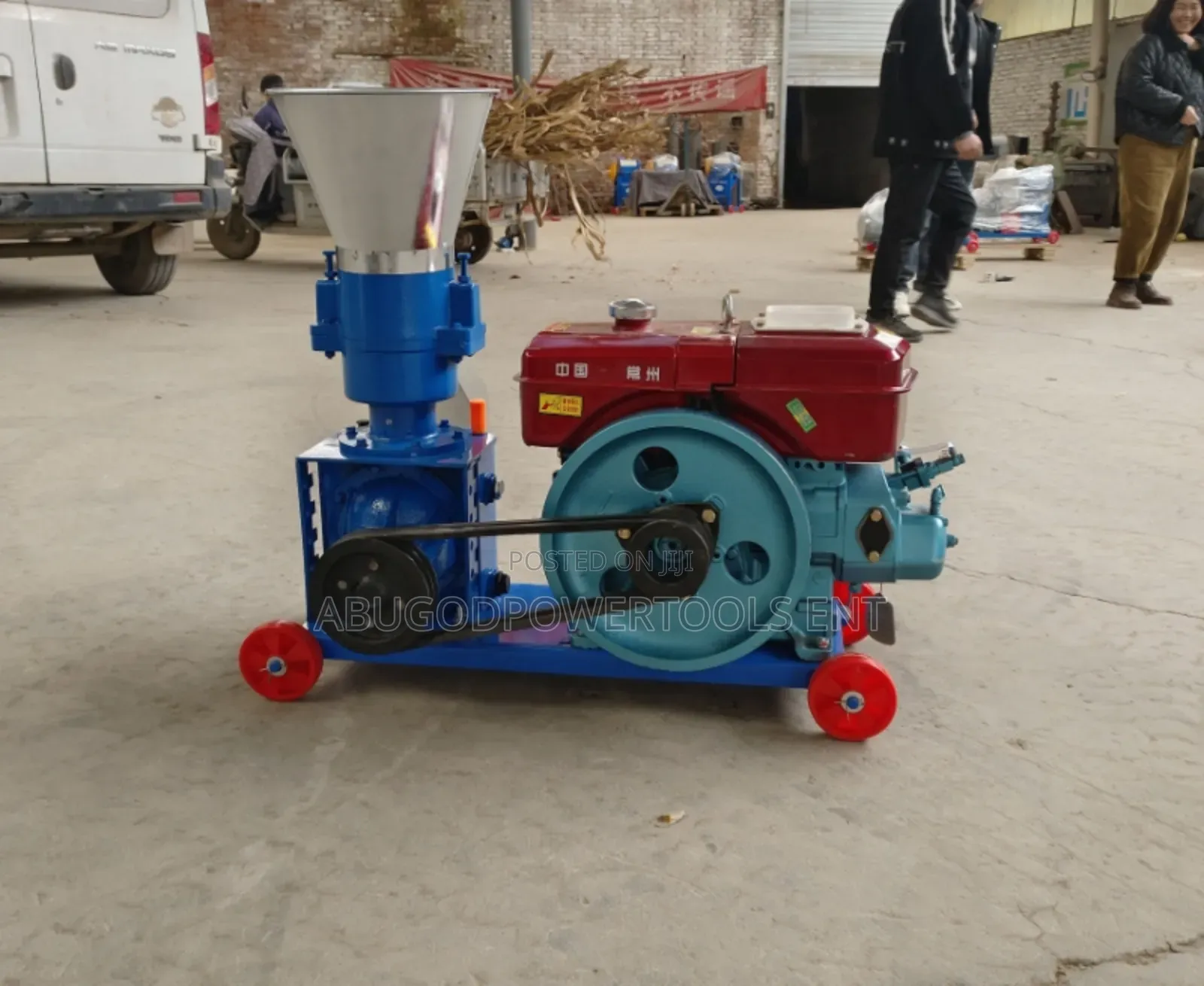 200kg-/H Diesel Engine Pellet Machine