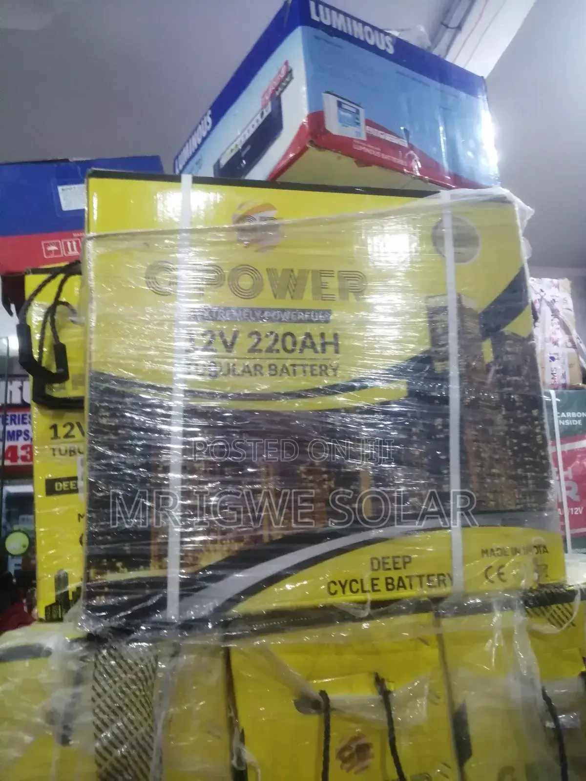 G Power Tubular Battery