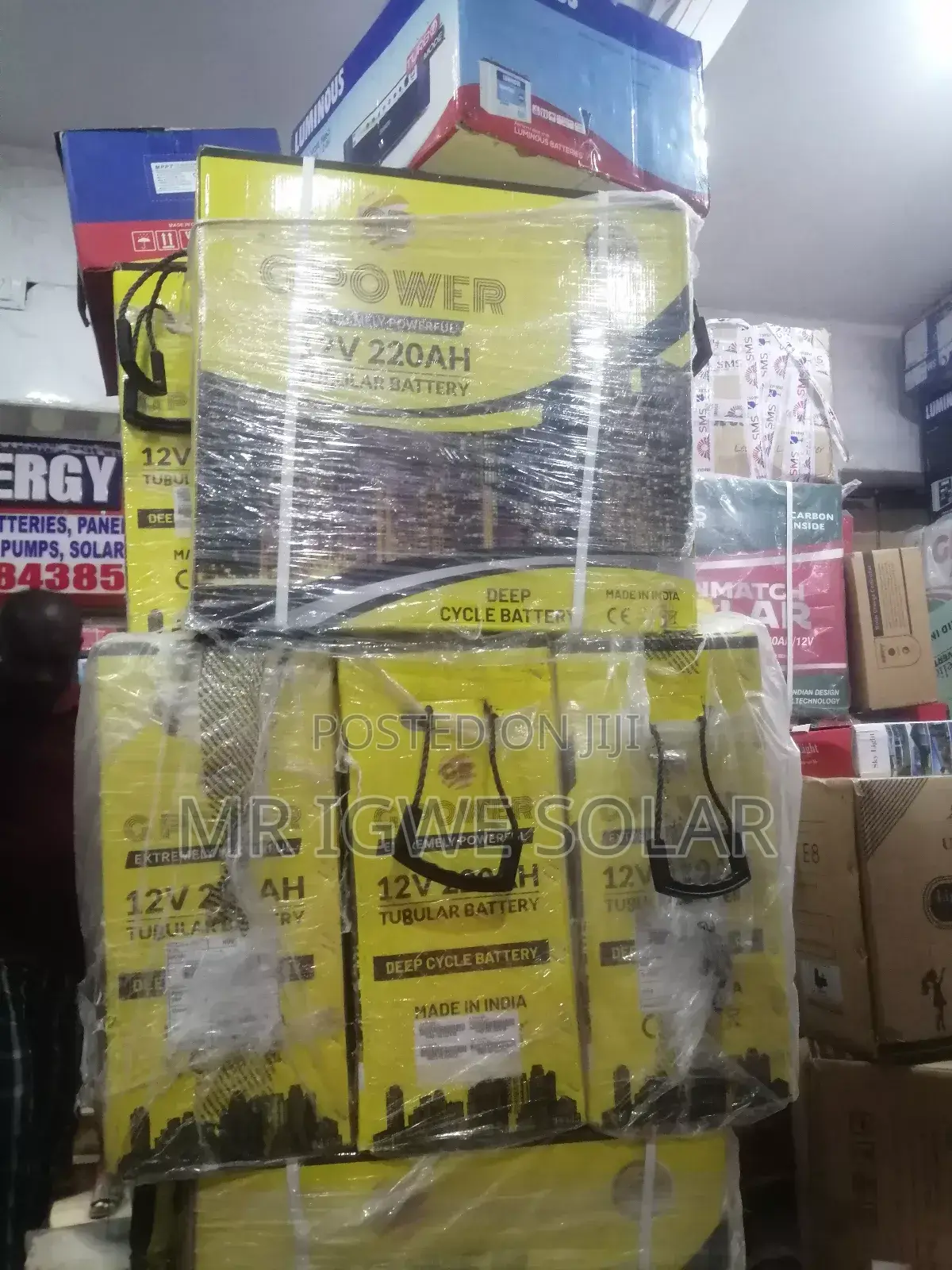 G Power Tubular Battery