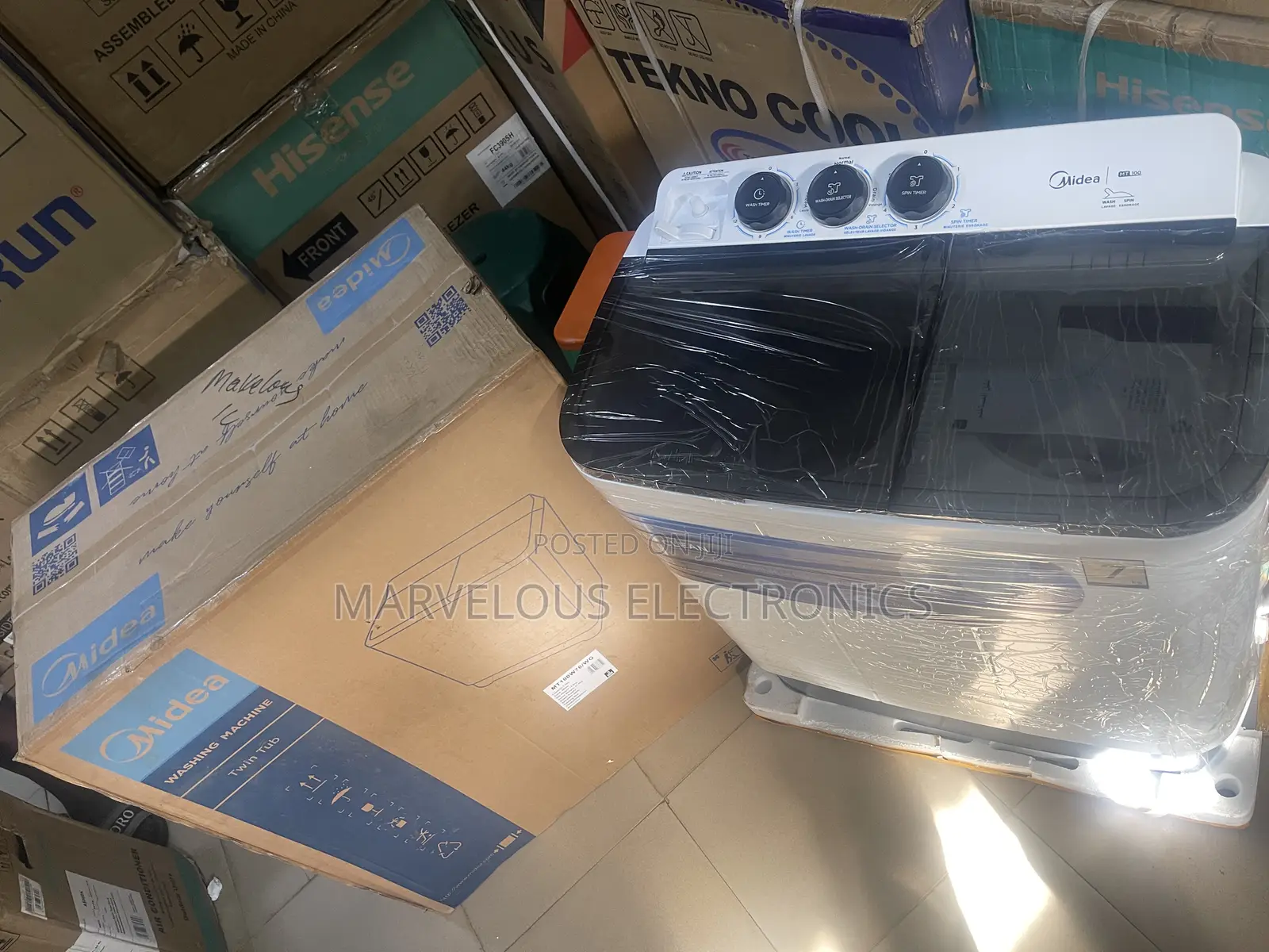 Brand New Midea 7kg Washing Machine Full Copper Rolar Jet