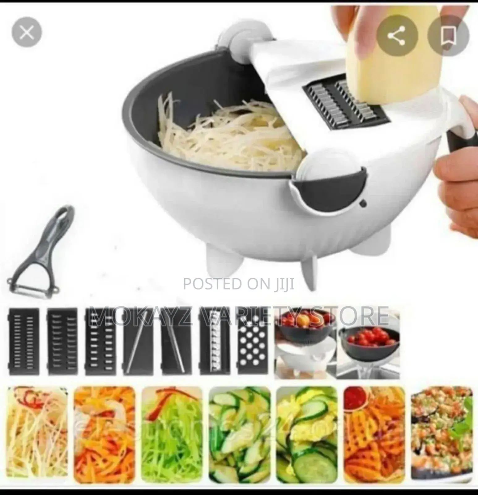 Vegetable Wet Basket With Multiple Blade and Sieve