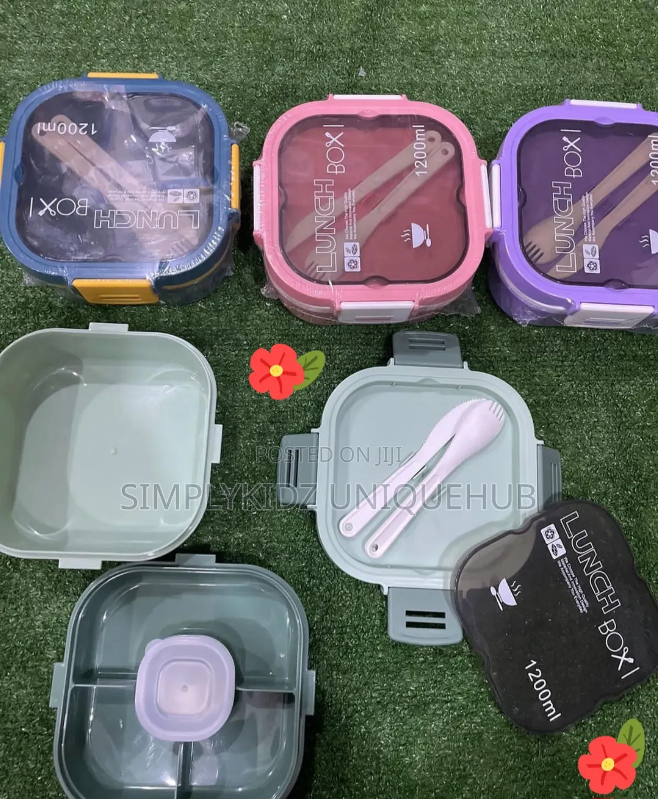 Lunch Box With Cutlery Set