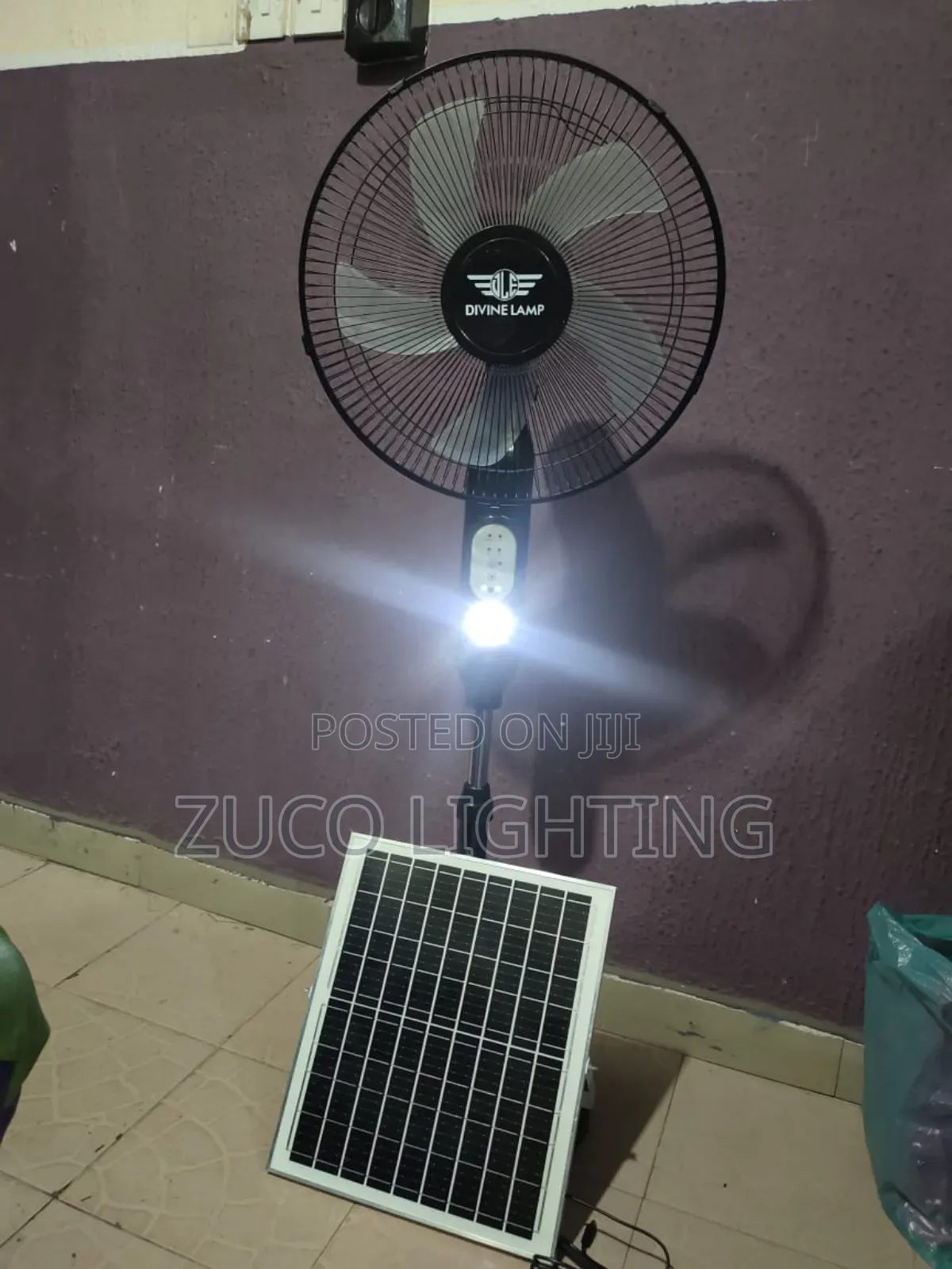 Solar Standing Fan