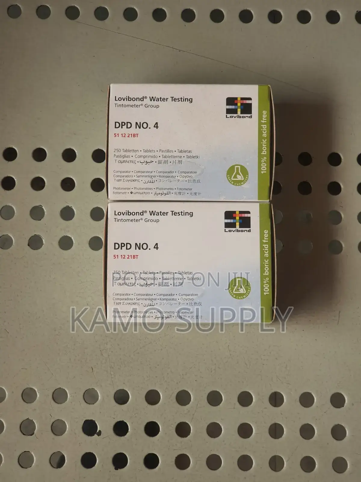 Lovibond Water Testing DPD No.1,Dpd No.3 and 4pack of 250tab