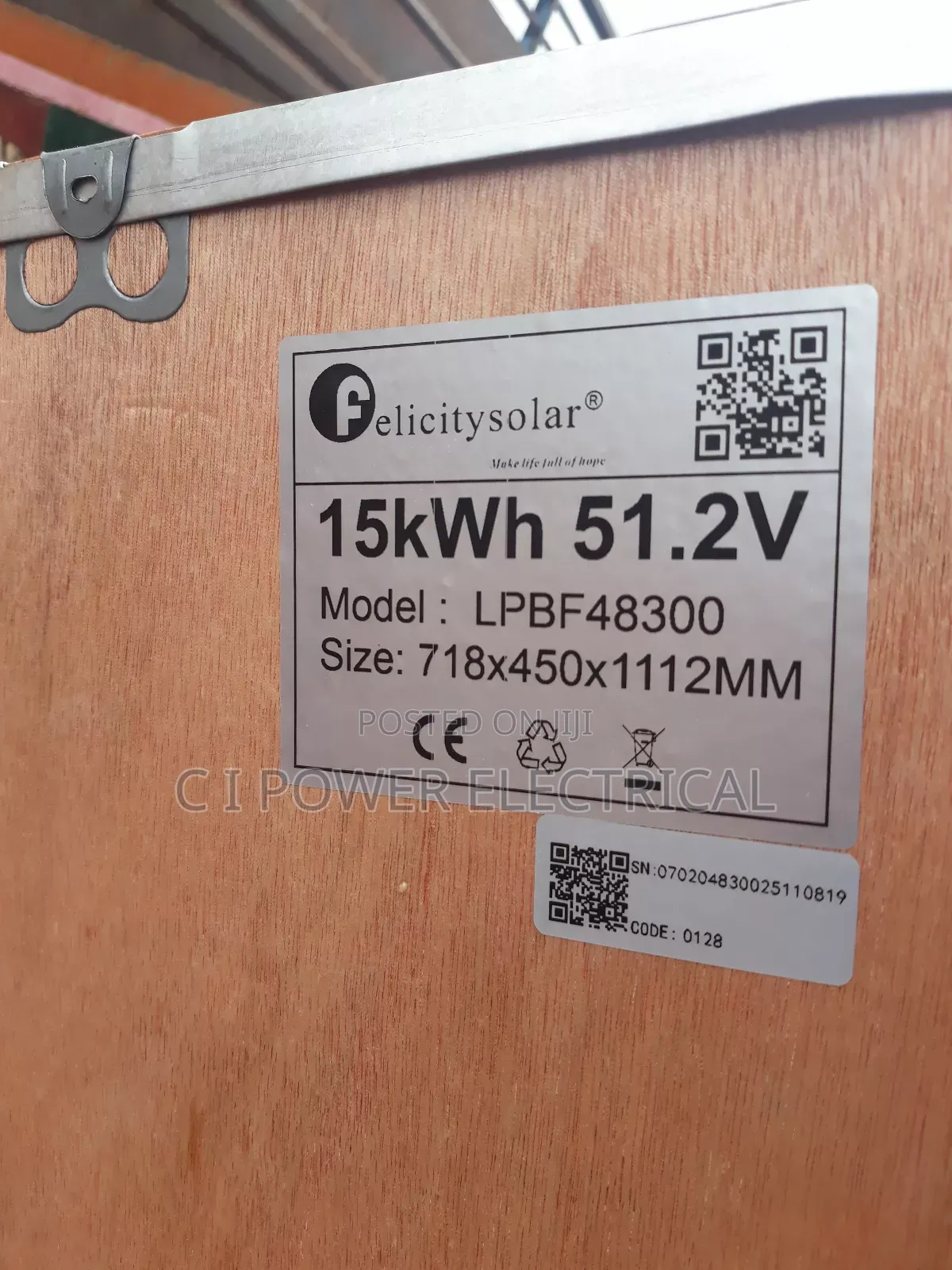 15kwh Felicity Lithium Battery