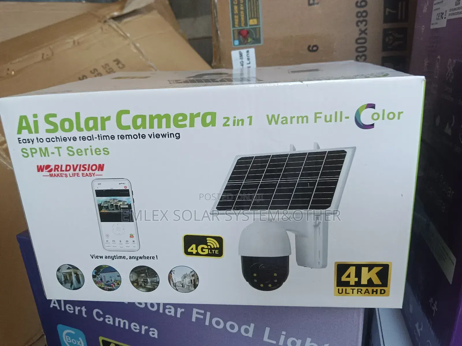 2 Eye CCTV Solar Camera