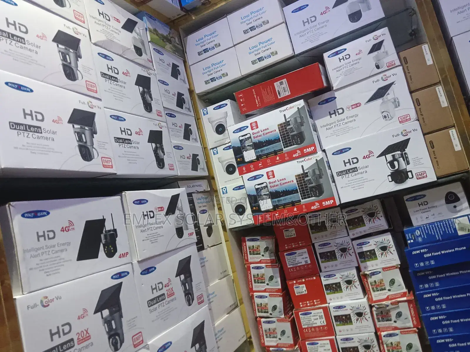 2 Eye Solar CCTV Camera