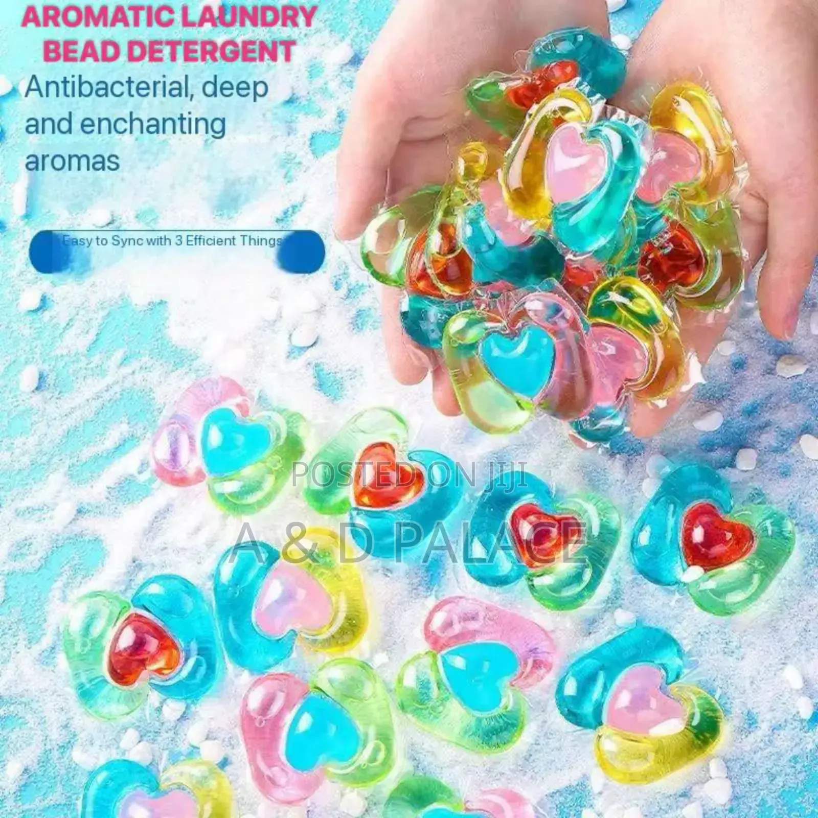 High Cleaning Laundry Beads Detergent for Washing by 100pcs